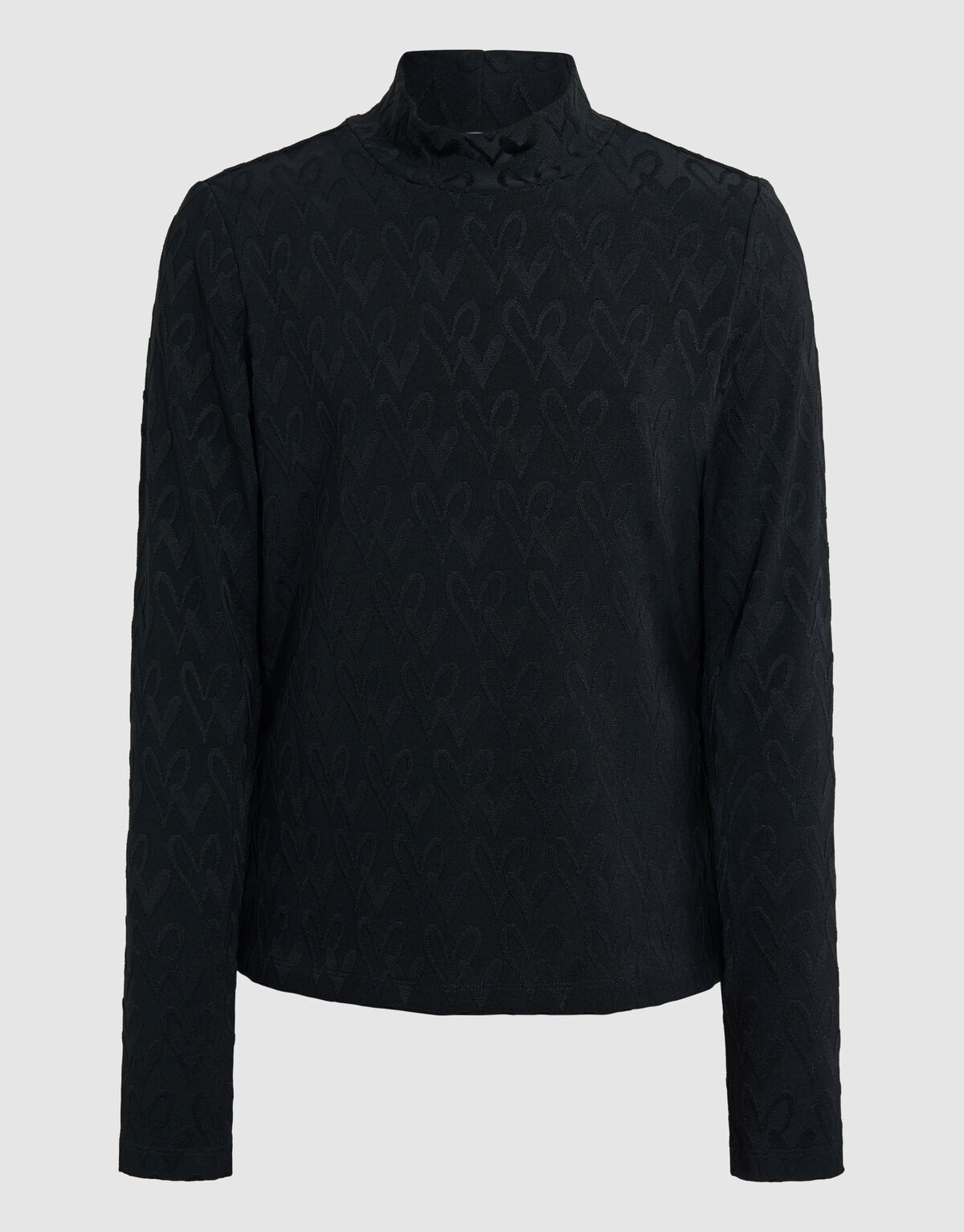 All-Over Heart Top Zwart SHOEBY GIRLS