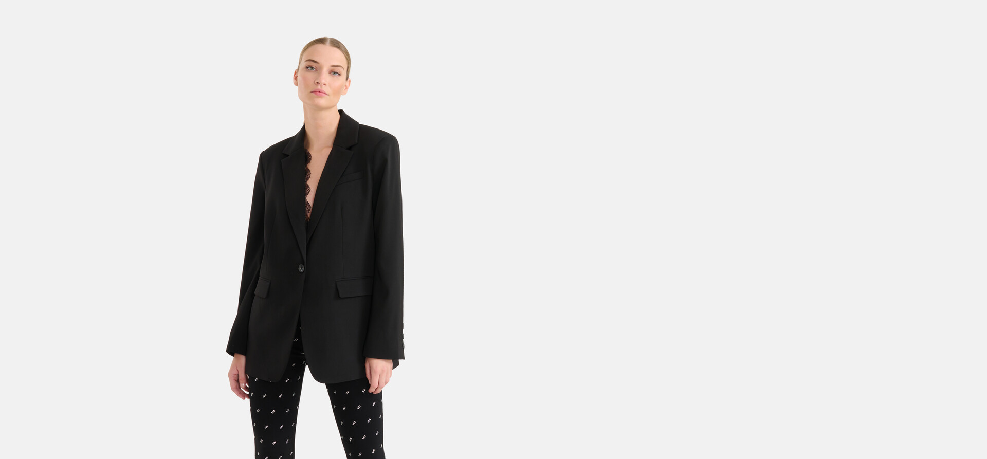 Kanten Blazer Zwart By Mieke SHOEBY WOMEN