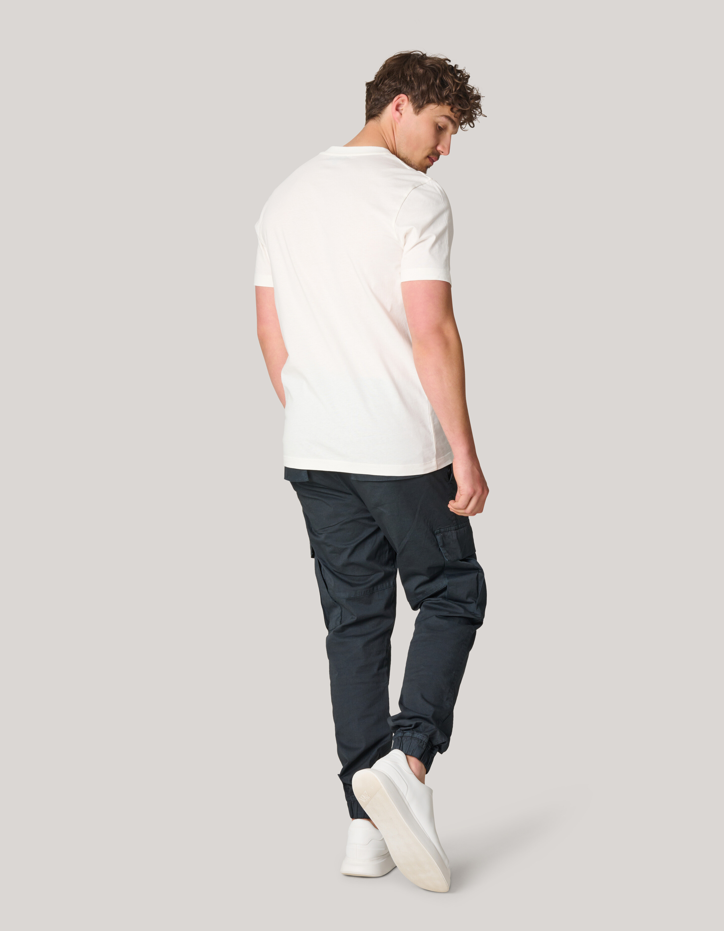 Artwork T-shirt Gebroken Wit SHOEBY MEN