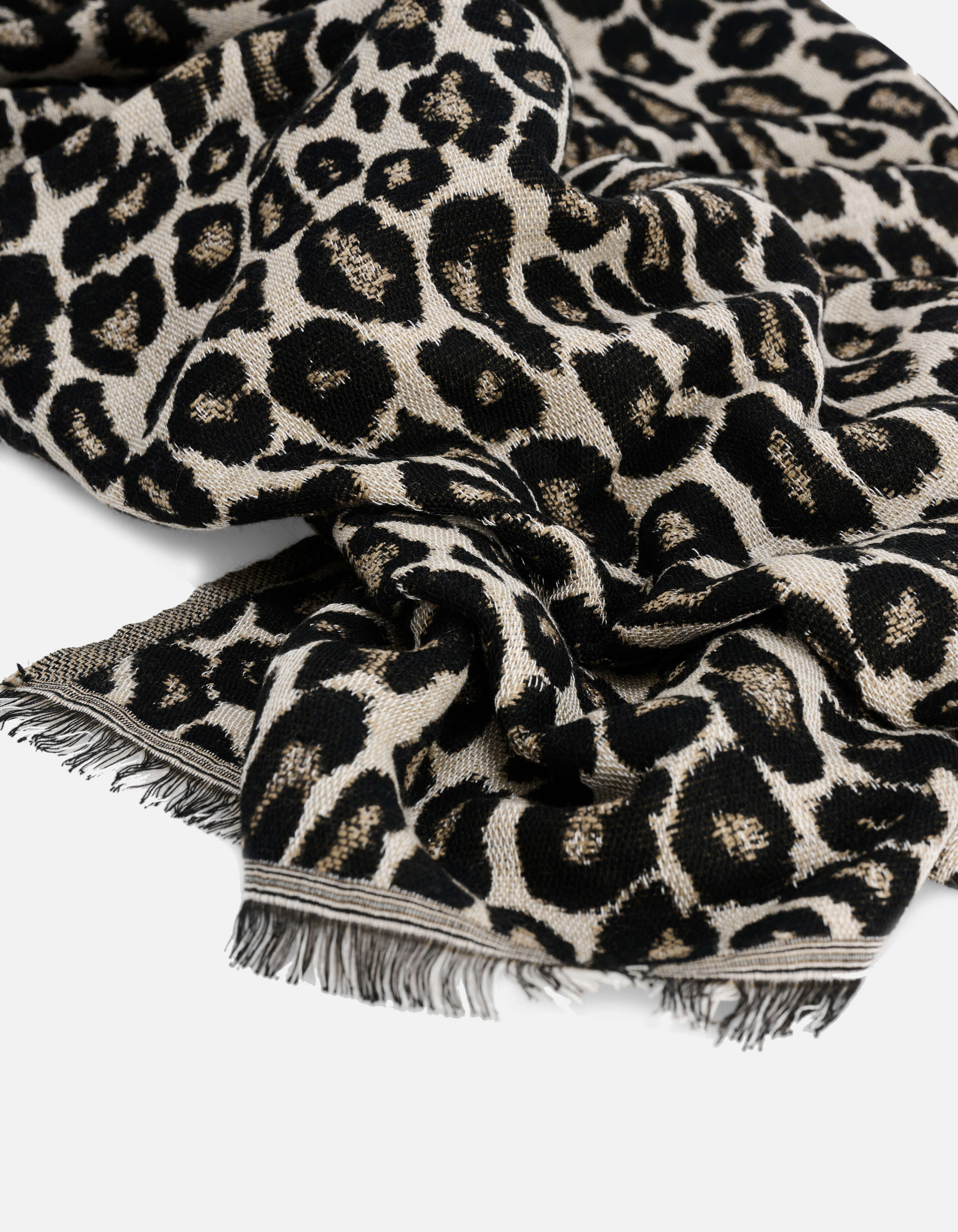 Leopard Jacquard Sjaal SHOEBY ACCESSOIRES
