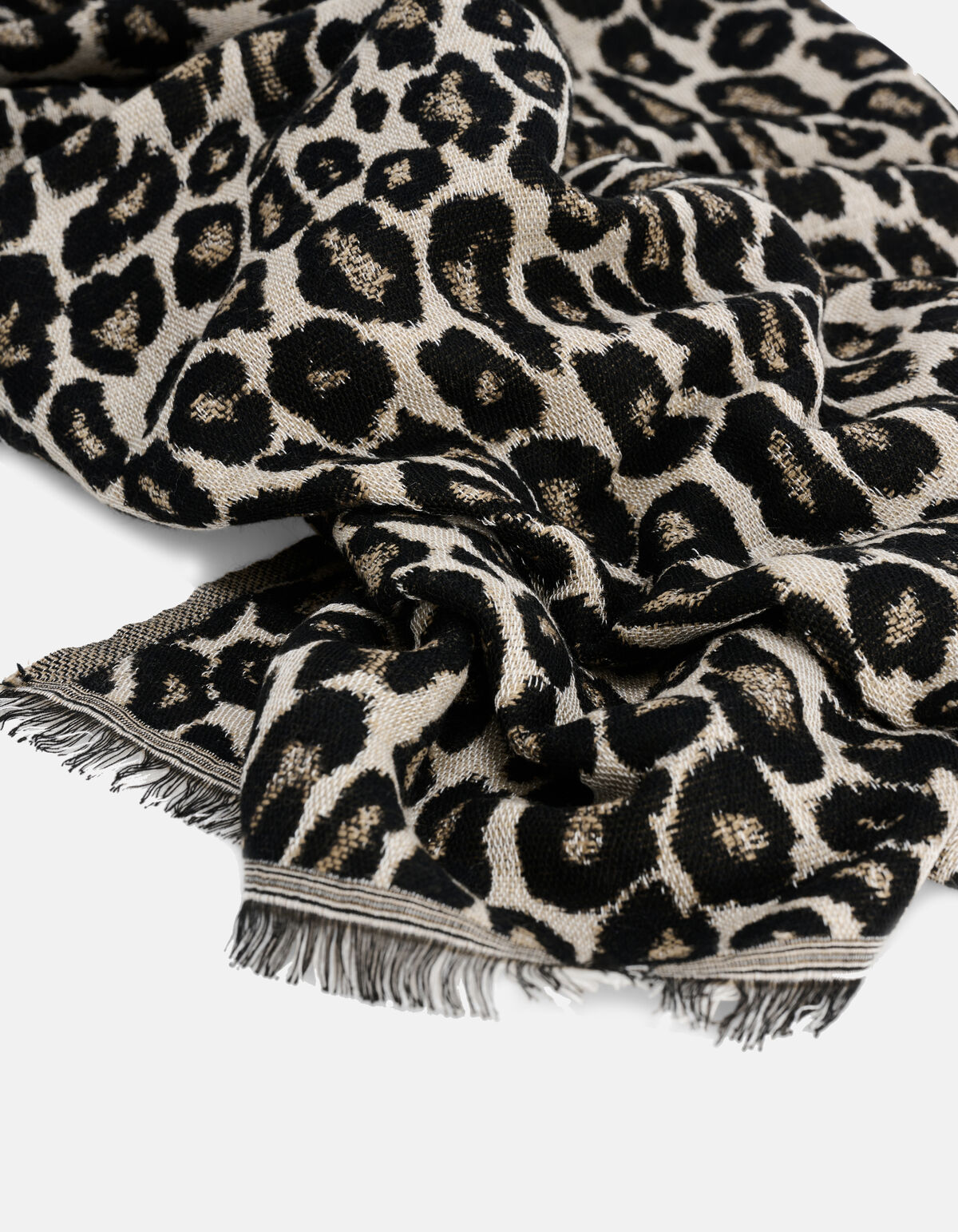 Leopard Jacquard Sjaal SHOEBY ACCESSOIRES