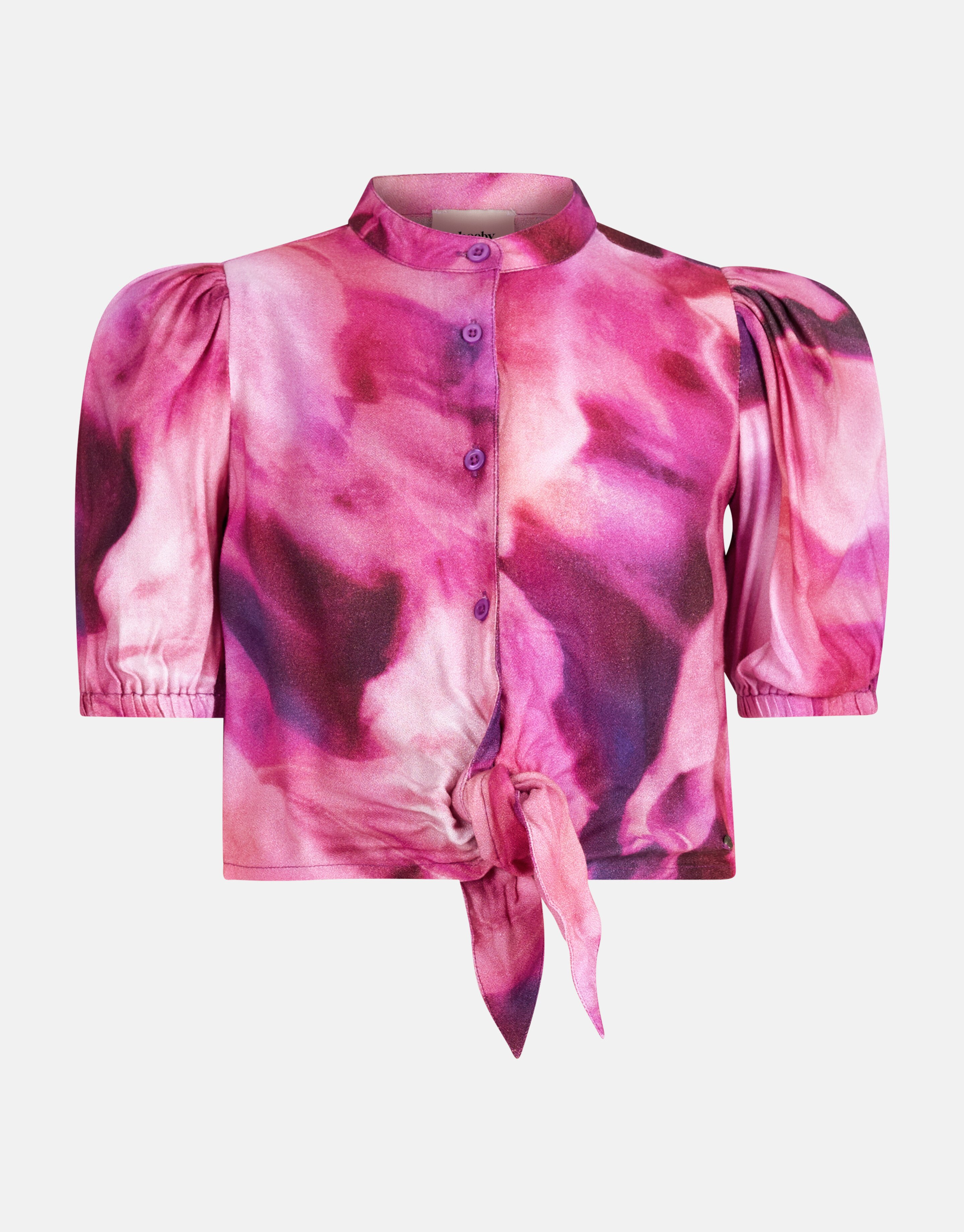 Tie Dye Print Blouse Roze SHOEBY GIRLS