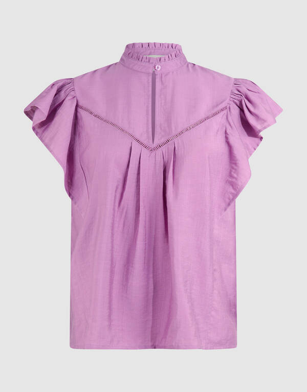 Ruffle Top Roze SHOEBY WOMEN