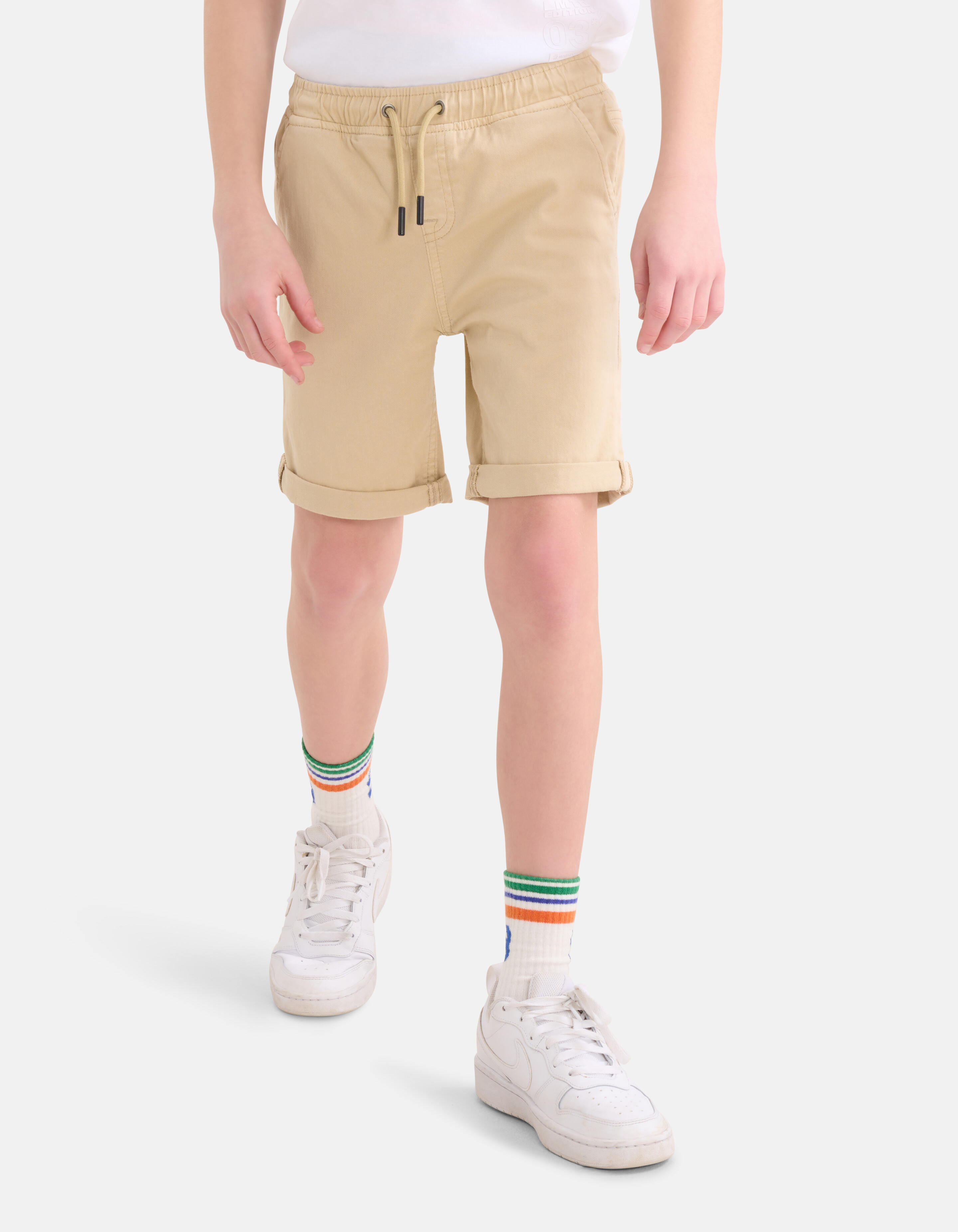 Casual Twill Short Beige SHOEBY BOYS