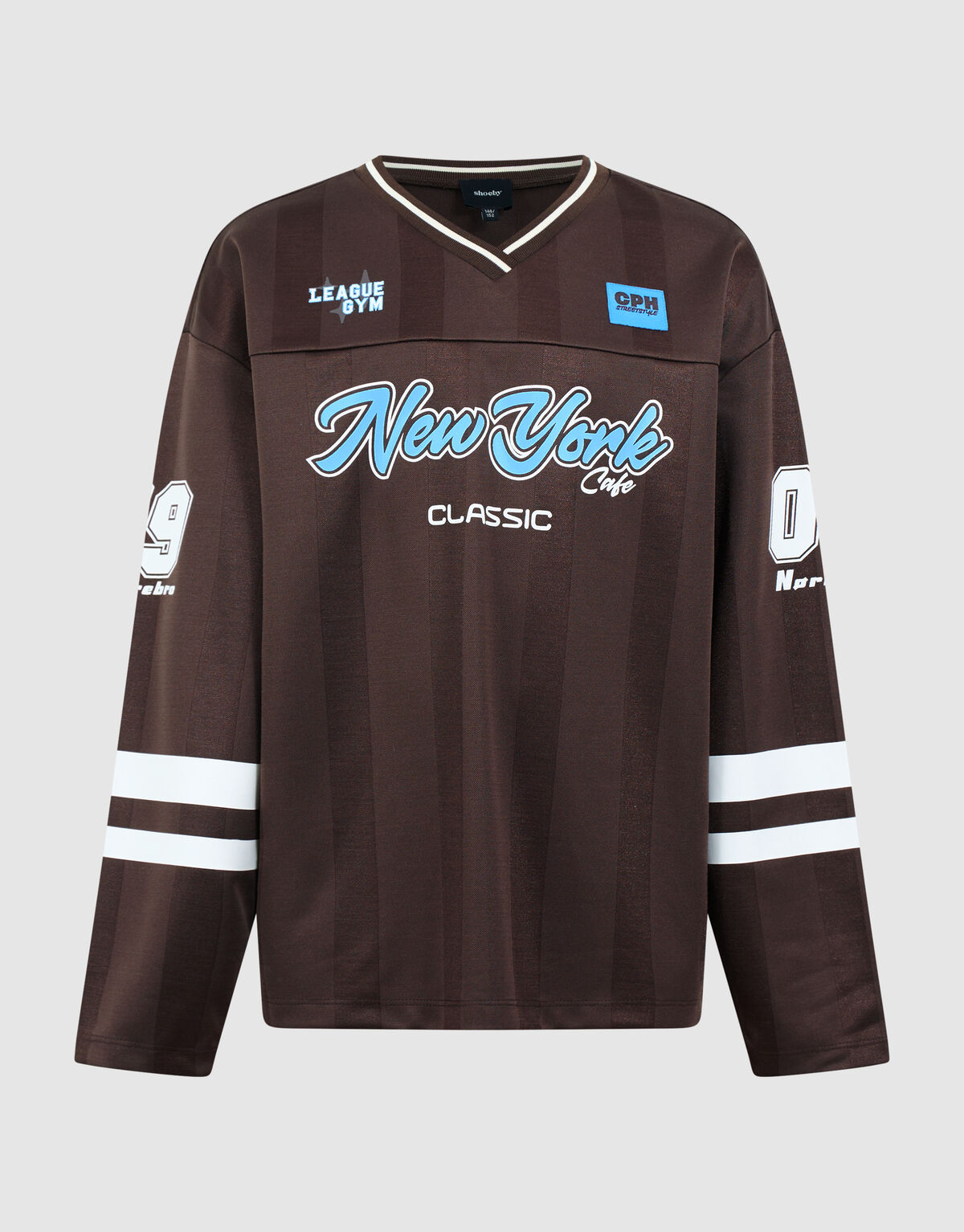 Sport Artwork Longsleeve Donkerbruin SHOEBY BOYS