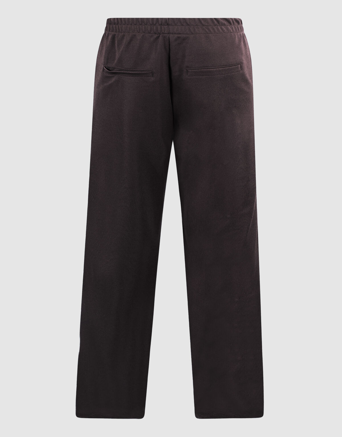 Basis Wide Leg Broek Donkerbruin SHOEBY WOMEN