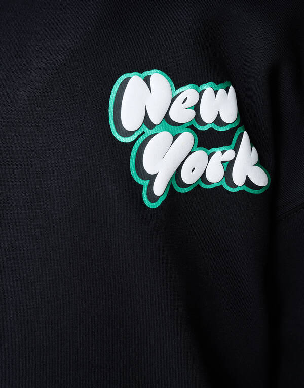 New York Artwork Hoodie Zwart SHOEBY BOYS