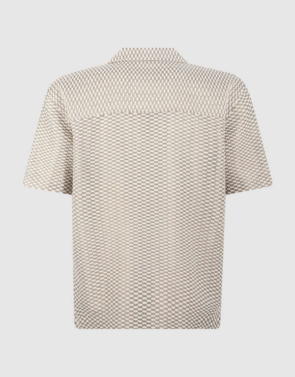 Geweven Overshirt Lichtbruin SHOEBY MEN