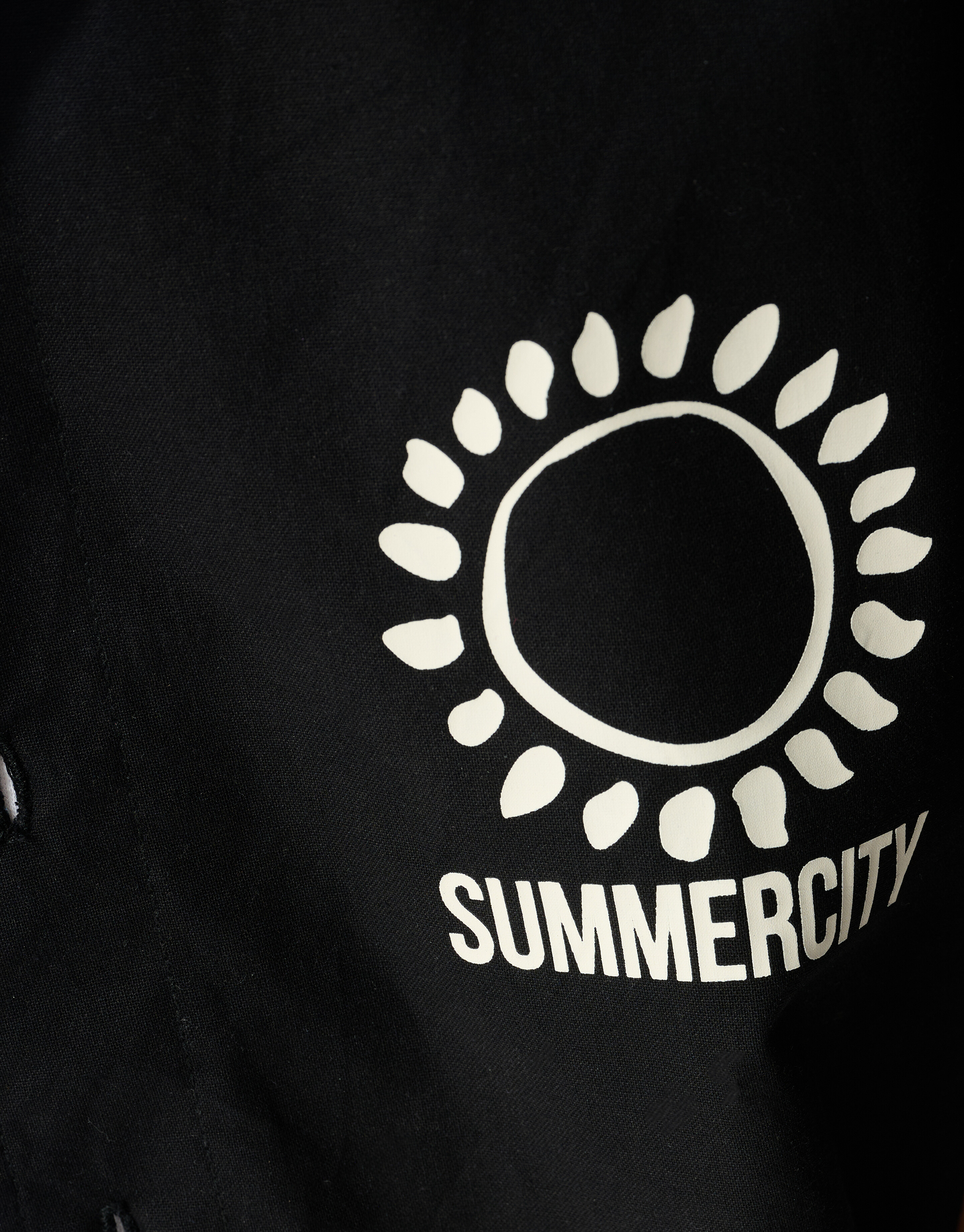 Linnen Artwork Overshirt Zwart SHOEBY BOYS