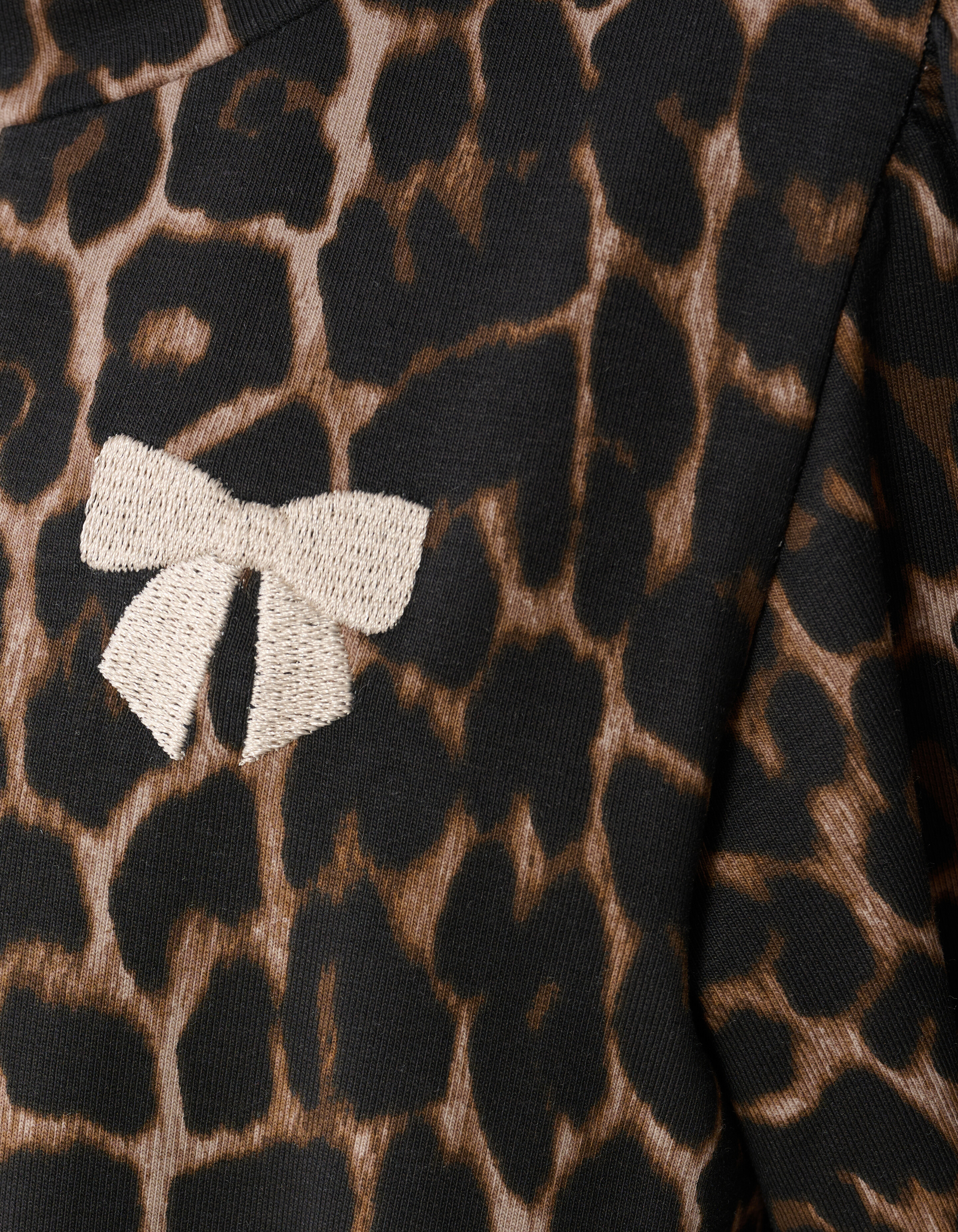 Printed Leopard Jurk Bruin SHOEBY GIRLS