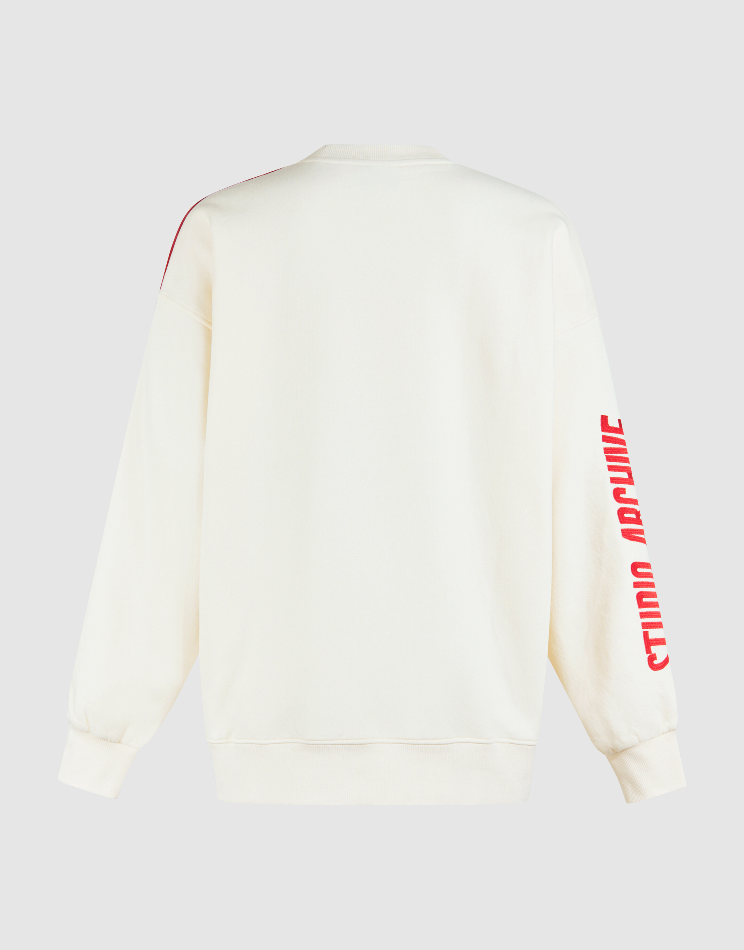 Oversized Cherry Artwork Sweater Gebroken Wit SHOEBY WOMEN