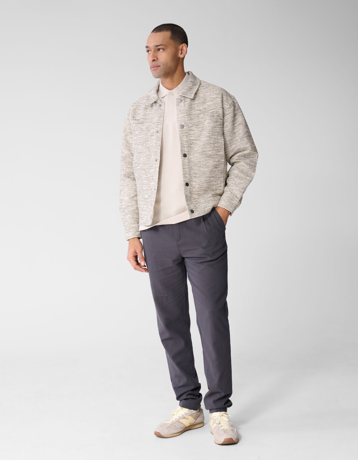 Structuur Jack Gebroken Wit SHOEBY MEN