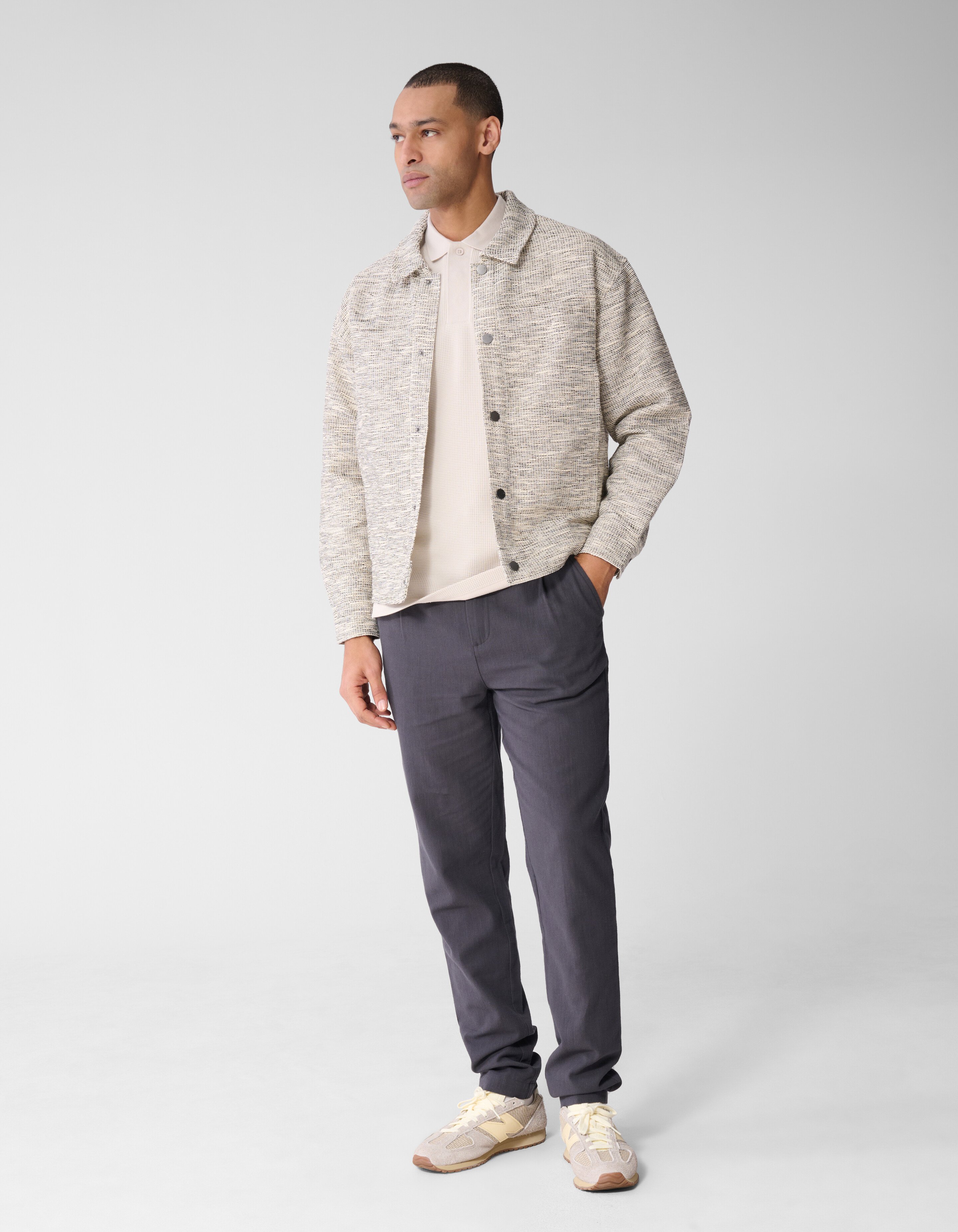 Structuur Jack Gebroken Wit SHOEBY MEN