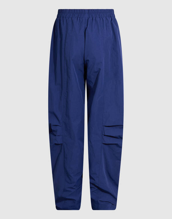 Loose Fit Pleated Broek Donkerblauw SHOEBY GIRLS