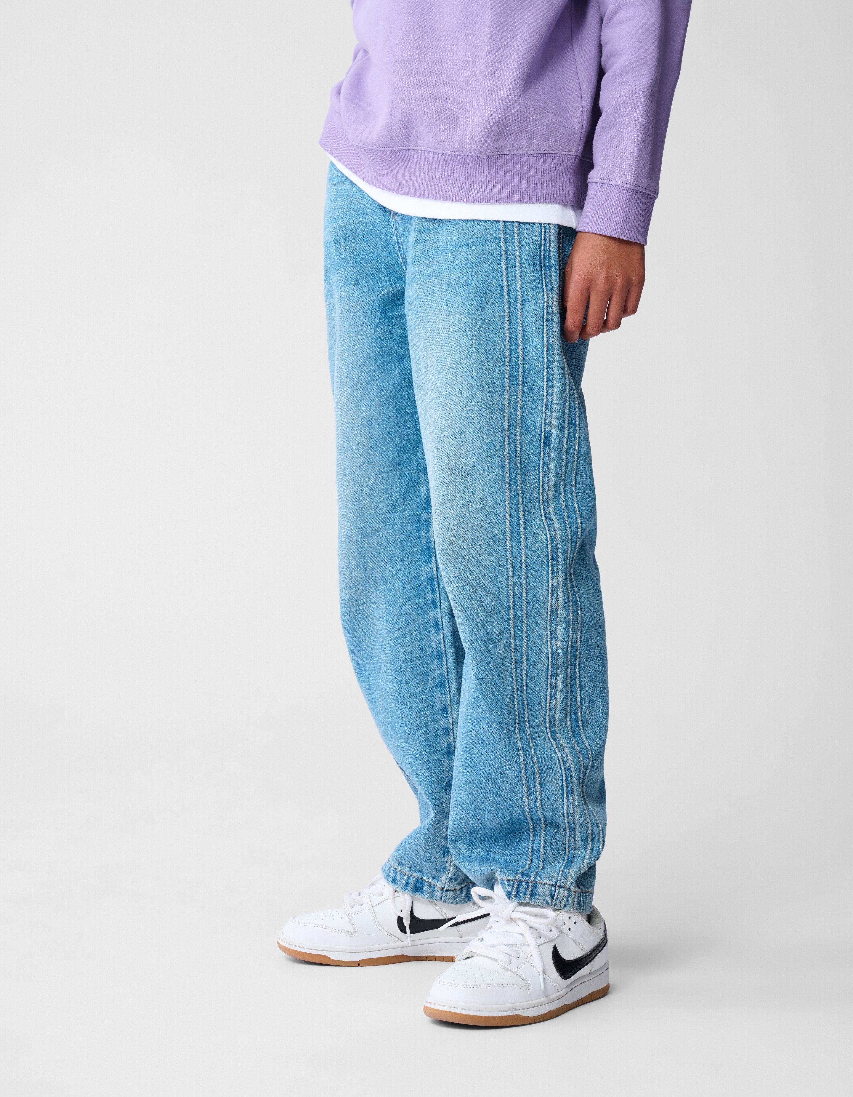 Sporty Baggy Fit Jeans Mediumstone SHOEBY BOYS