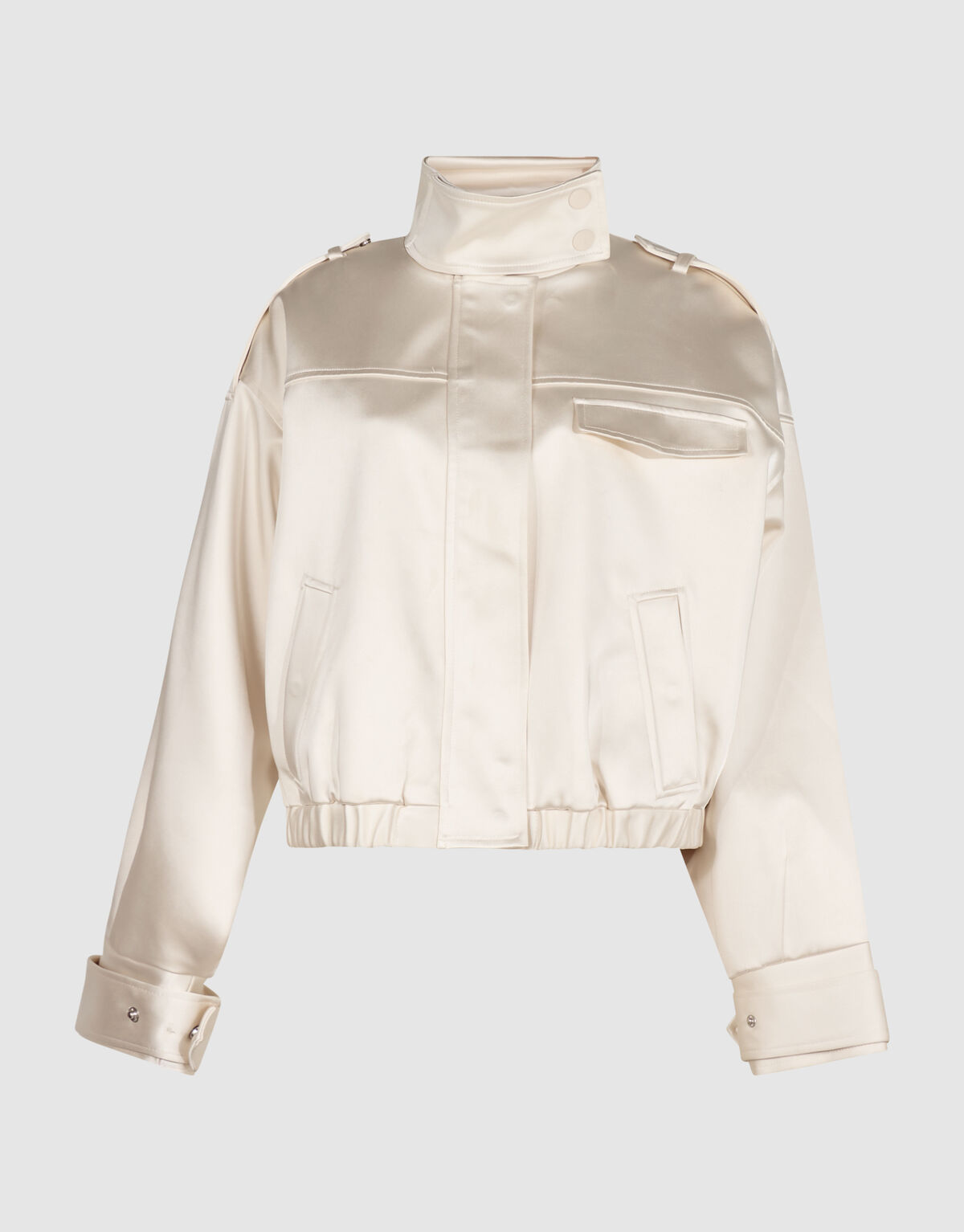 Oversized Bomberjack Gebroken Wit By Anna SHOEBY WOMEN