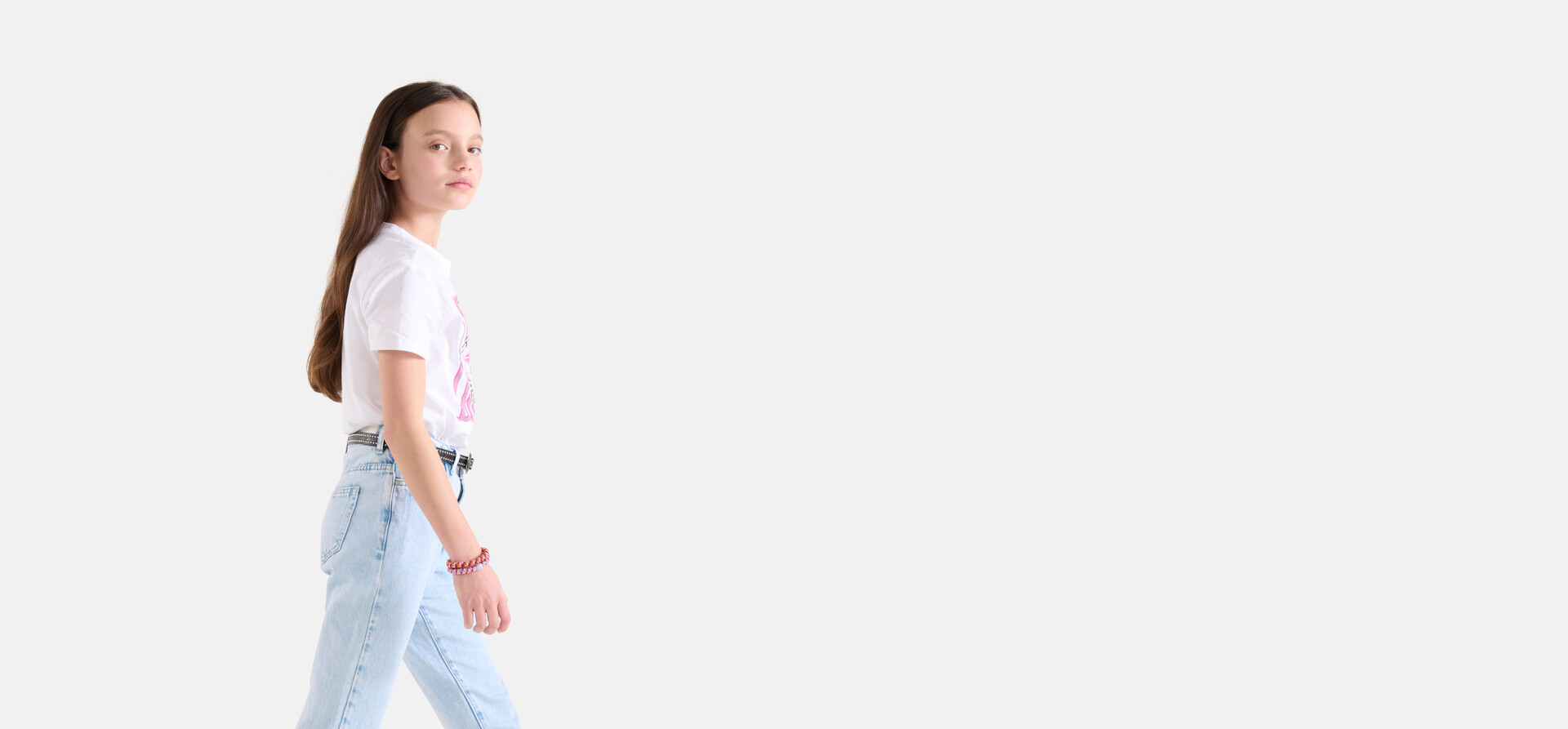 Artwork T-shirt Wit SHOEBY GIRLS