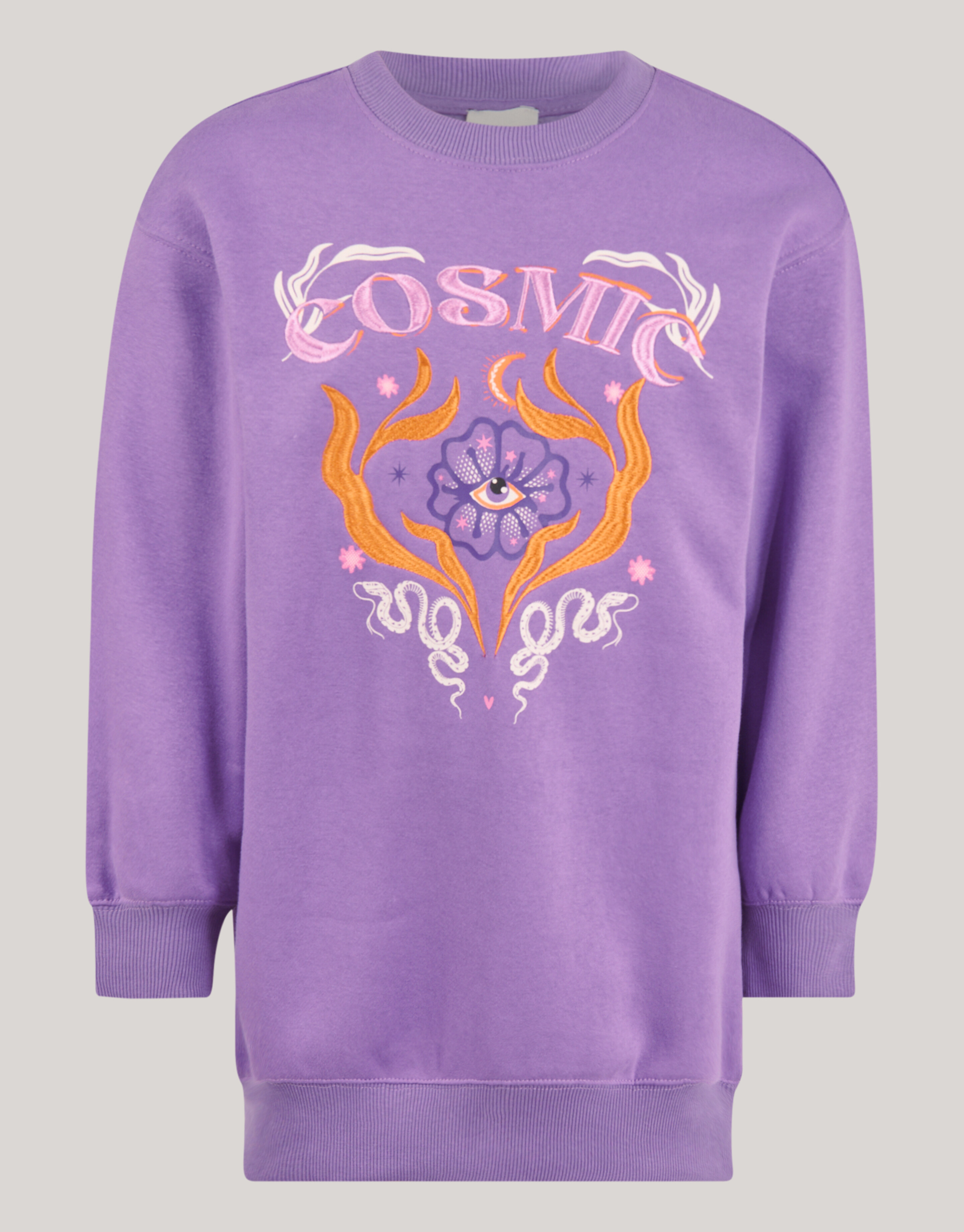 Cosmic Sweater Jurk Paars SHOEBY GIRLS