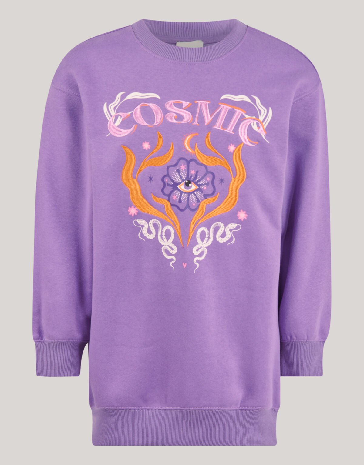 Cosmic Sweater Jurk Paars SHOEBY GIRLS