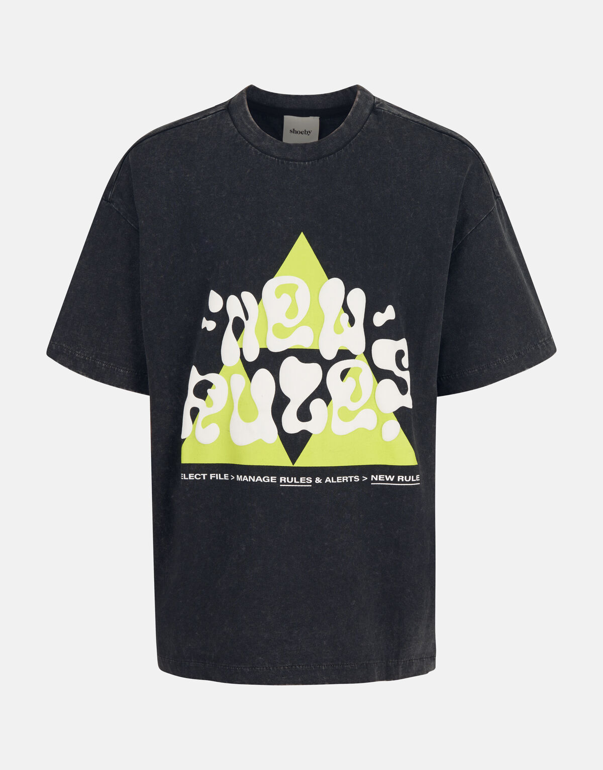 Printed T-shirt Donkergrijs SHOEBY BOYS