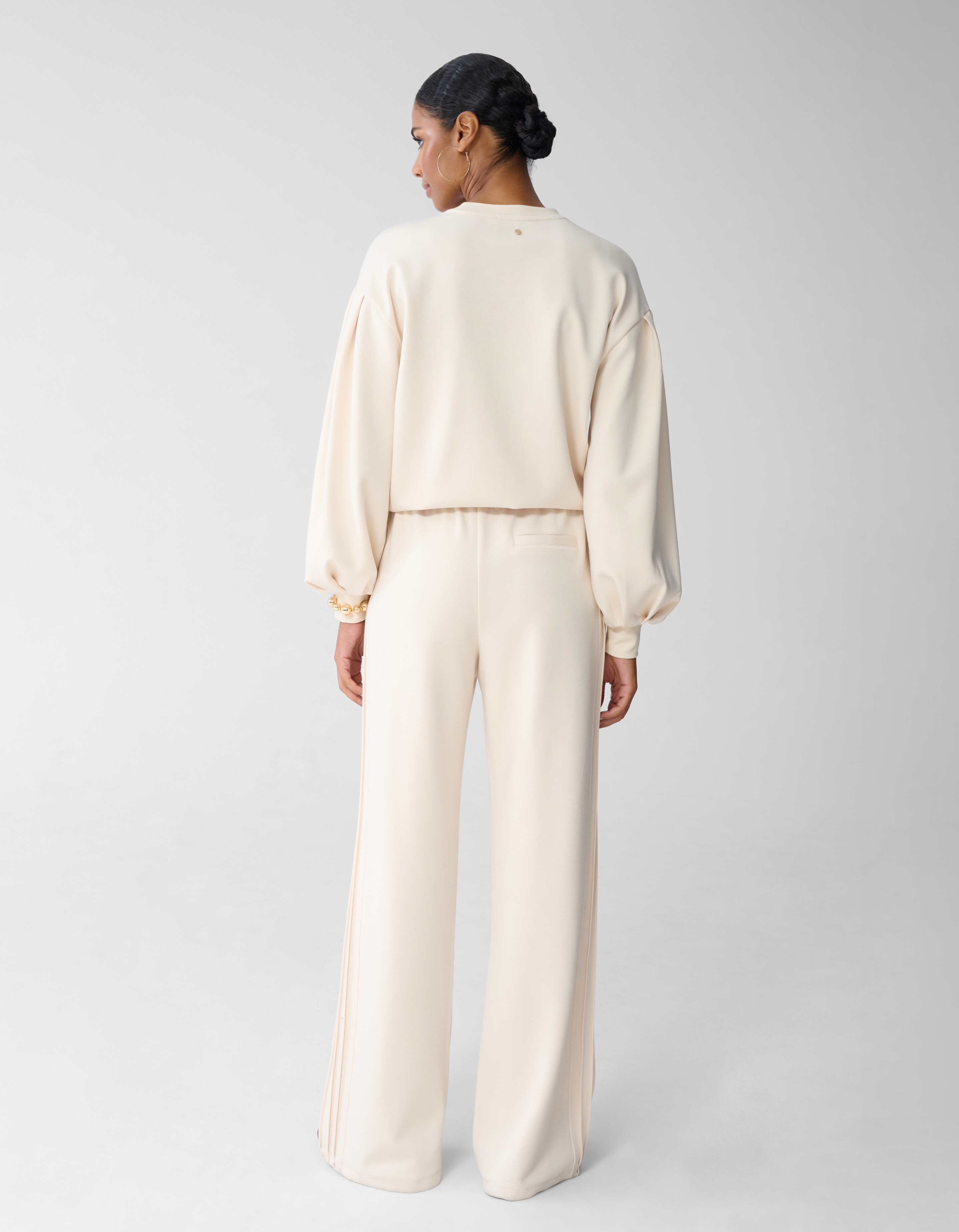 Wide Leg Broek Gebroken Wit By Fred SHOEBY WOMEN