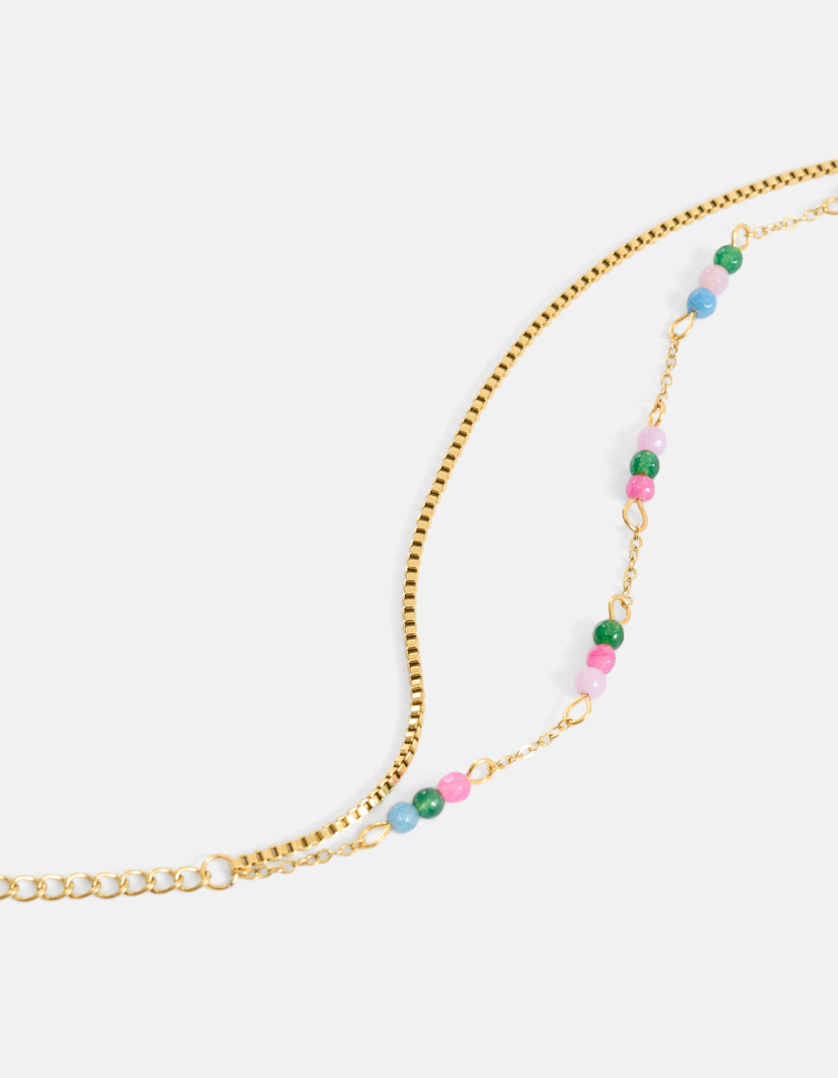 Dubbele Chain Armband Goud SHOEBY ACCESSOIRES