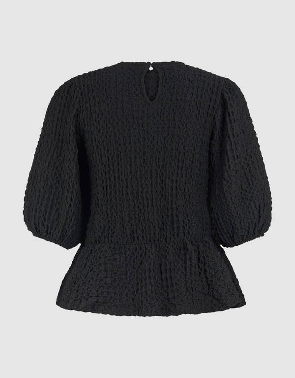 Crinkle Top Zwart SHOEBY WOMEN