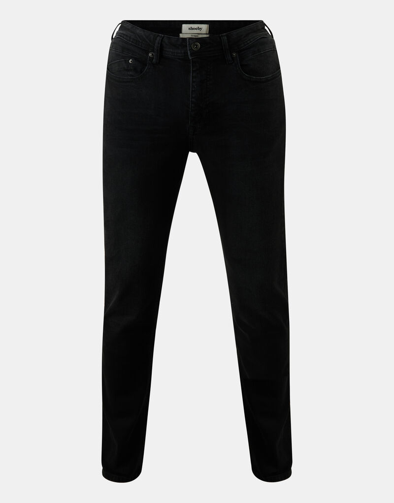 Lewis Straight Washed Black Jeans L34