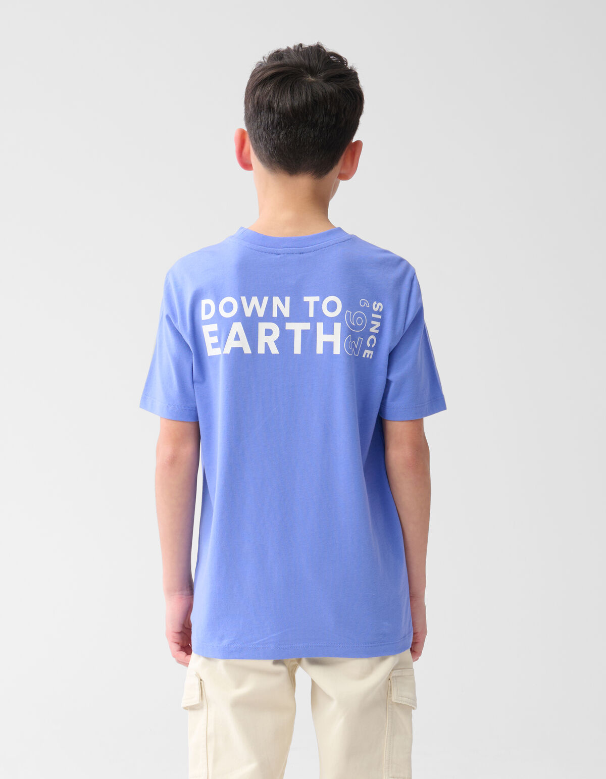 Tekst T-shirt Blauw SHOEBY BOYS