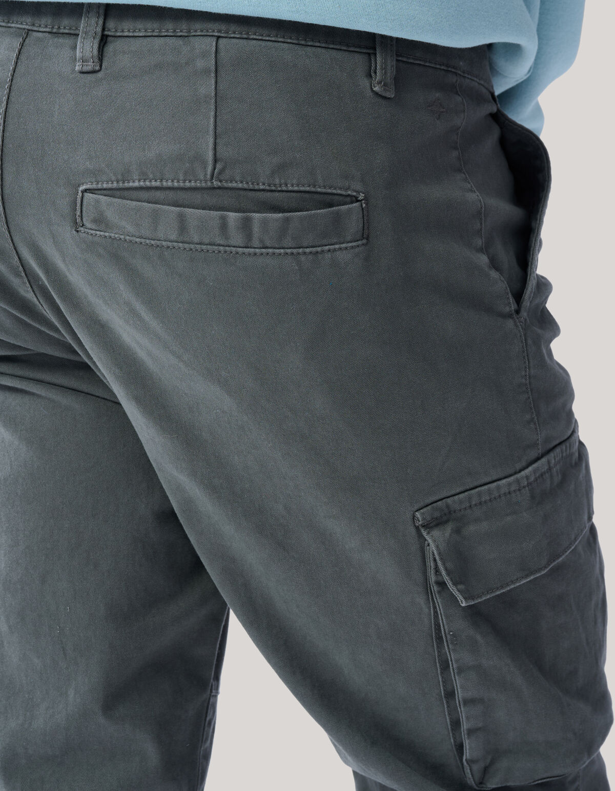 Cargo Broek Donkergrijs SHOEBY MEN