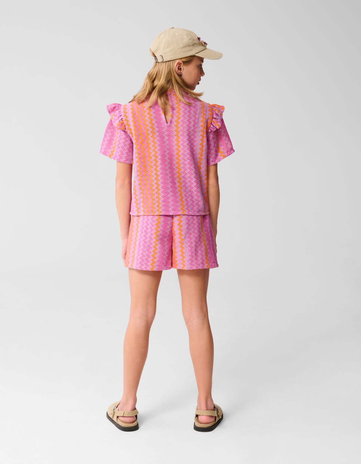 Zigzag Crochet Short Paars SHOEBY GIRLS