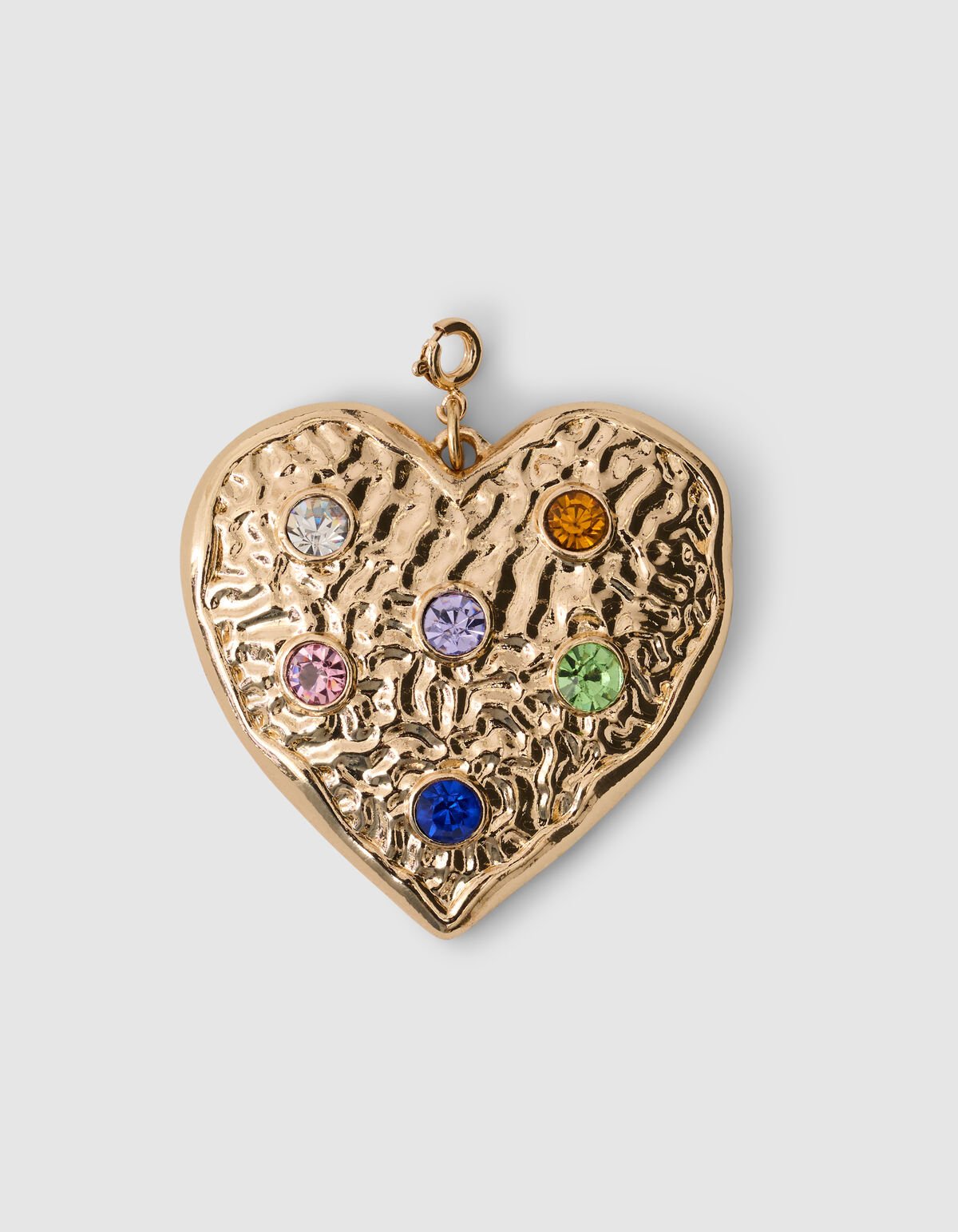 Strass Heart Bedel Goud SHOEBY ACCESSOIRES