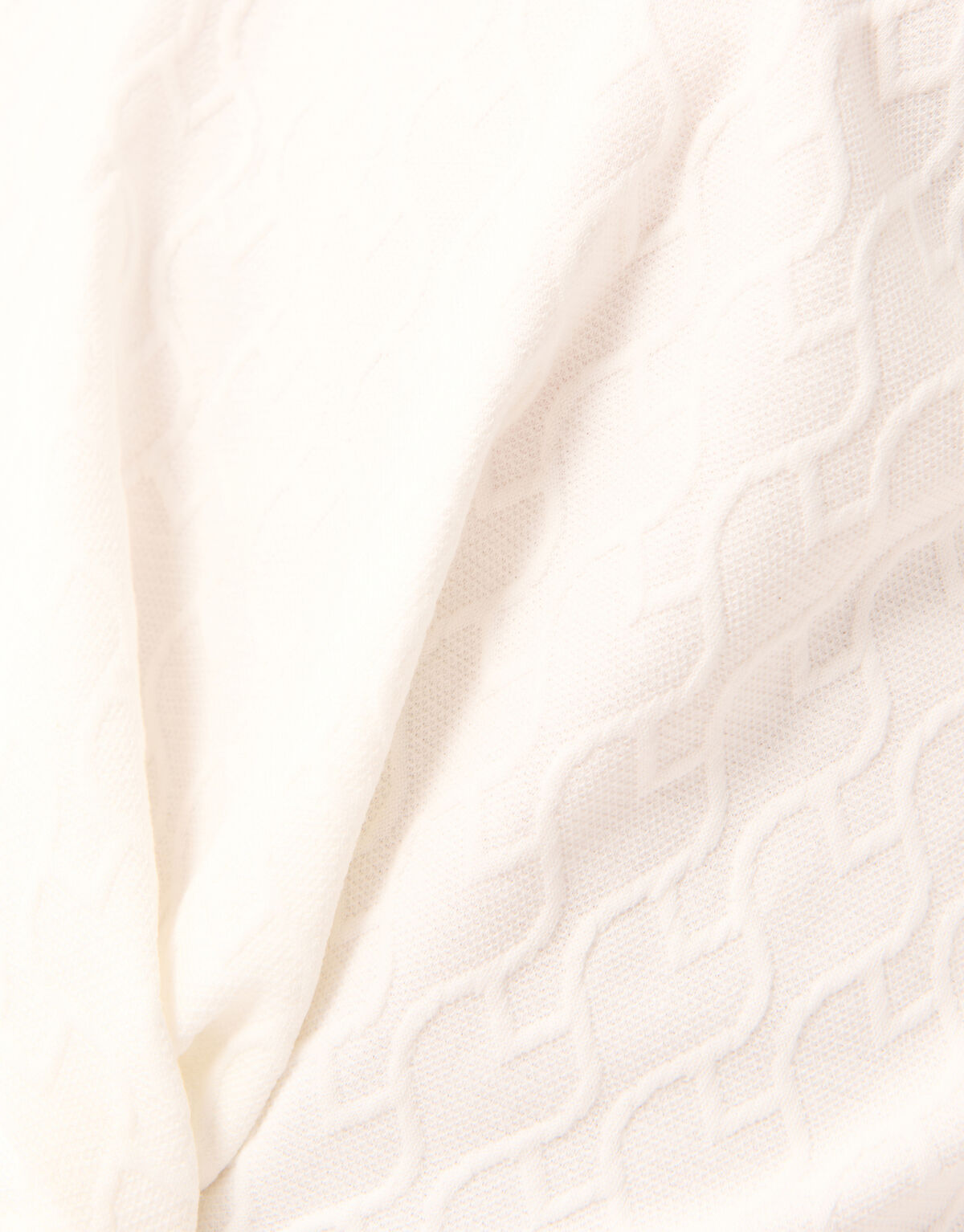 Heart Wrap Top Gebroken Wit SHOEBY GIRLS