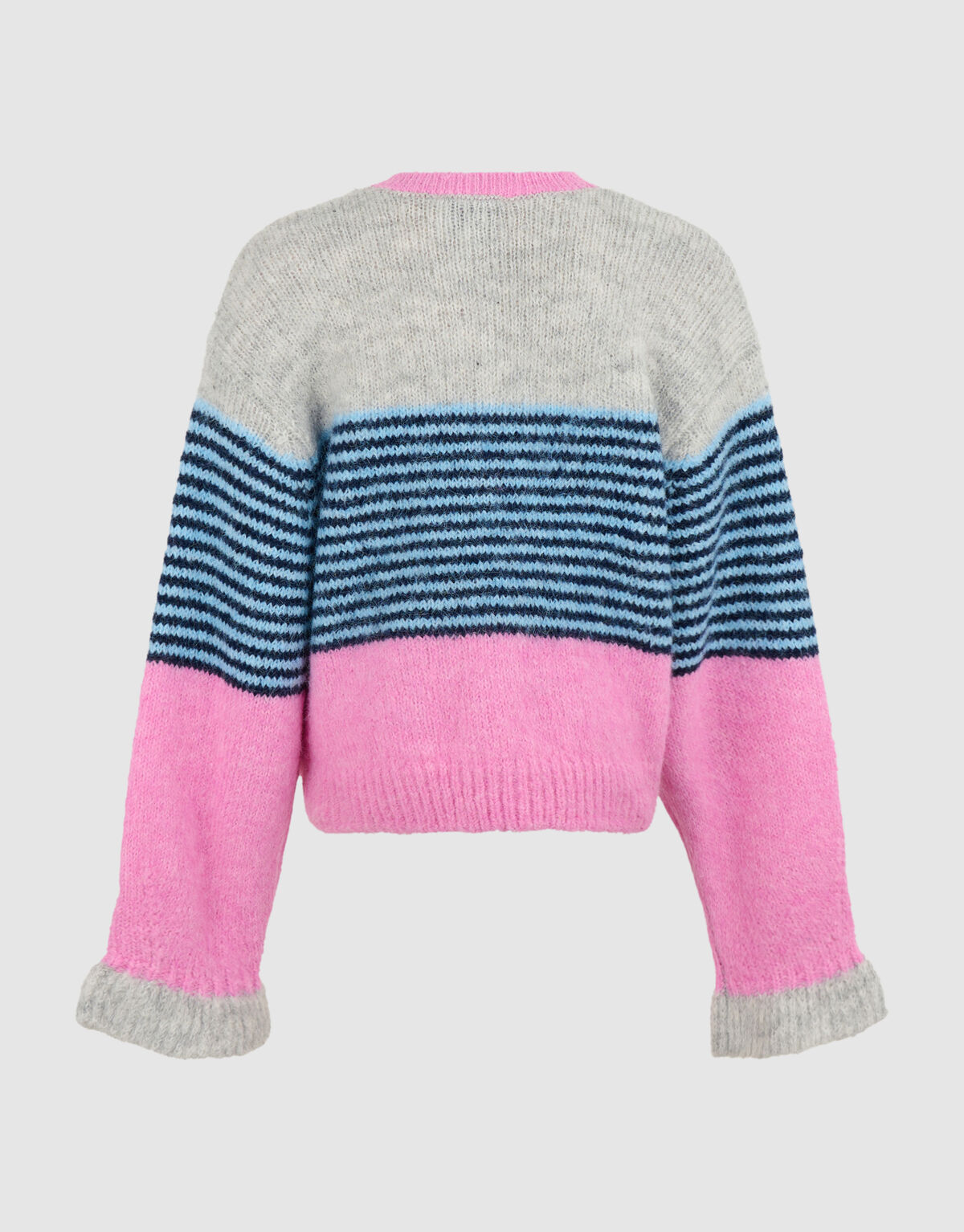 Fluffy Gestreept Vest Roze SHOEBY GIRLS