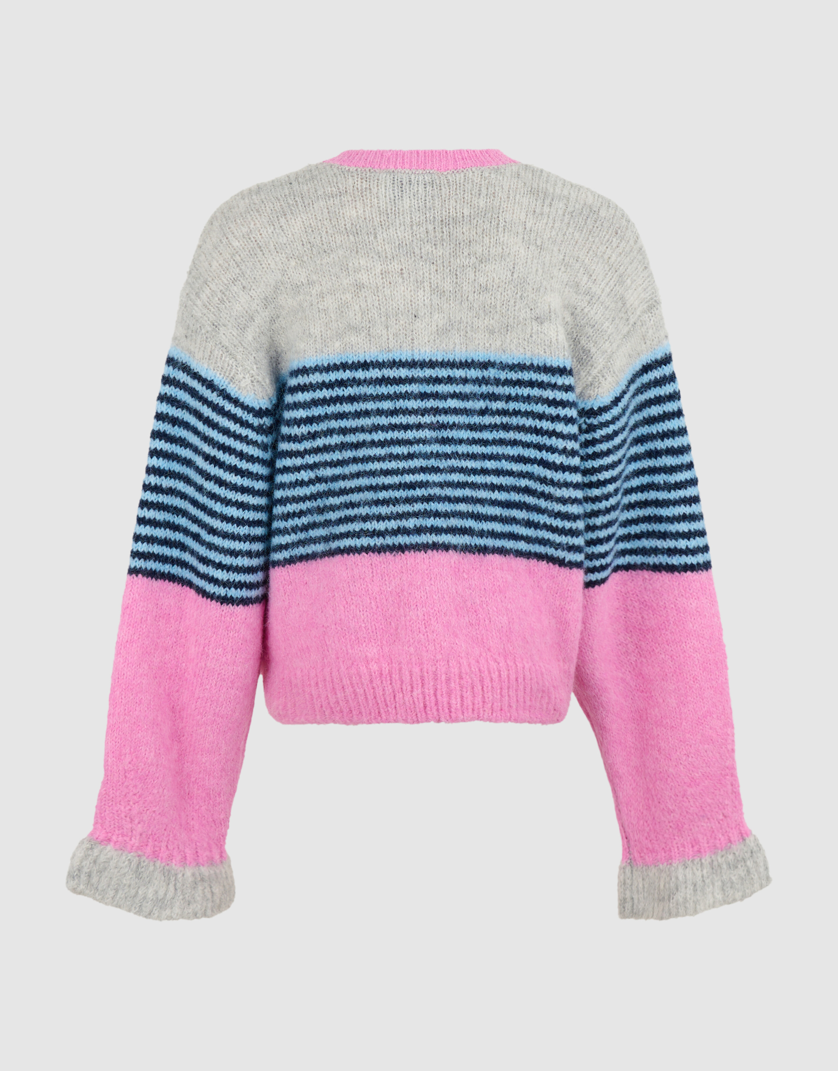 Fluffy Gestreept Vest Roze SHOEBY GIRLS