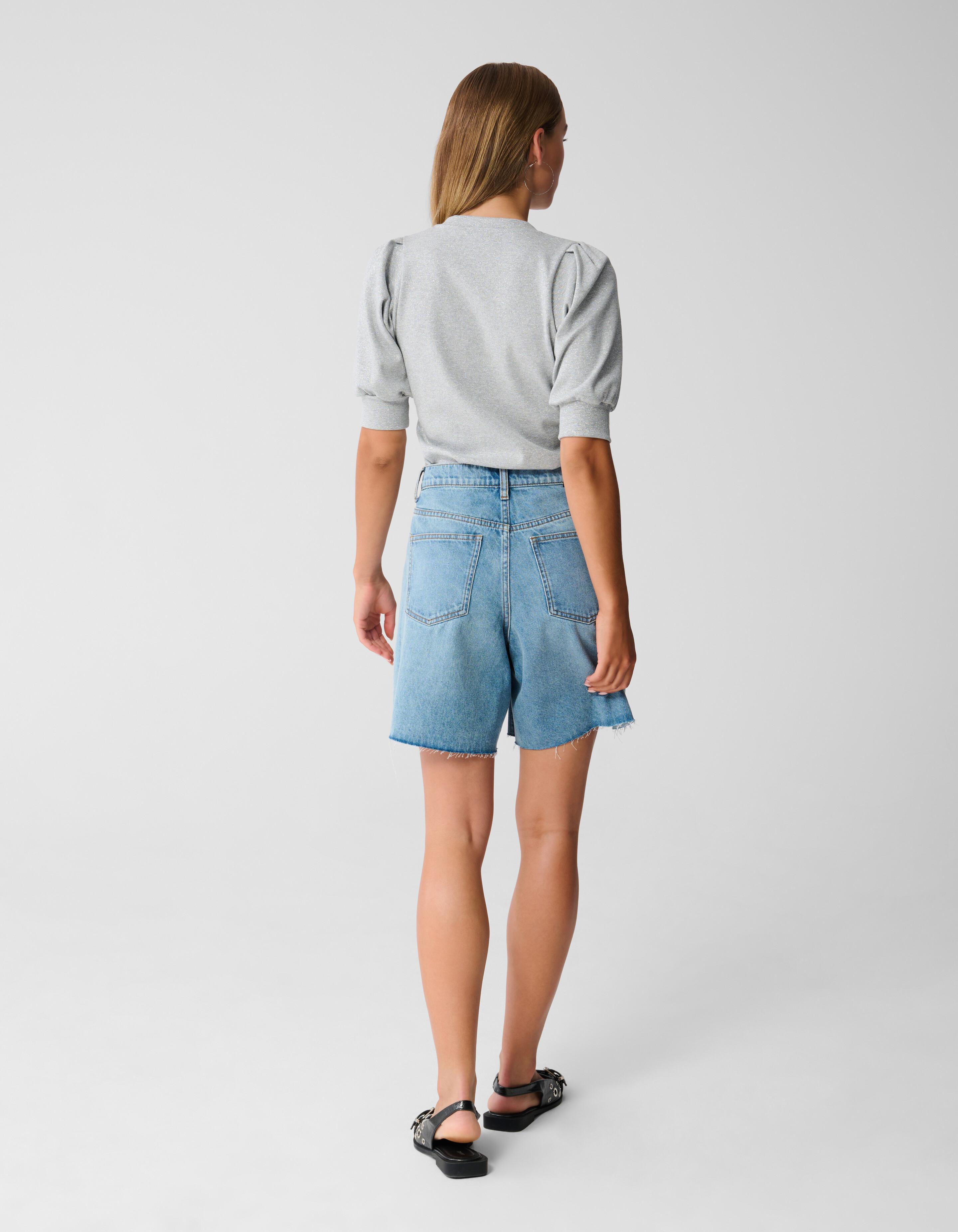 Bermuda Denim Short Mediumstone SHOEBY WOMEN
