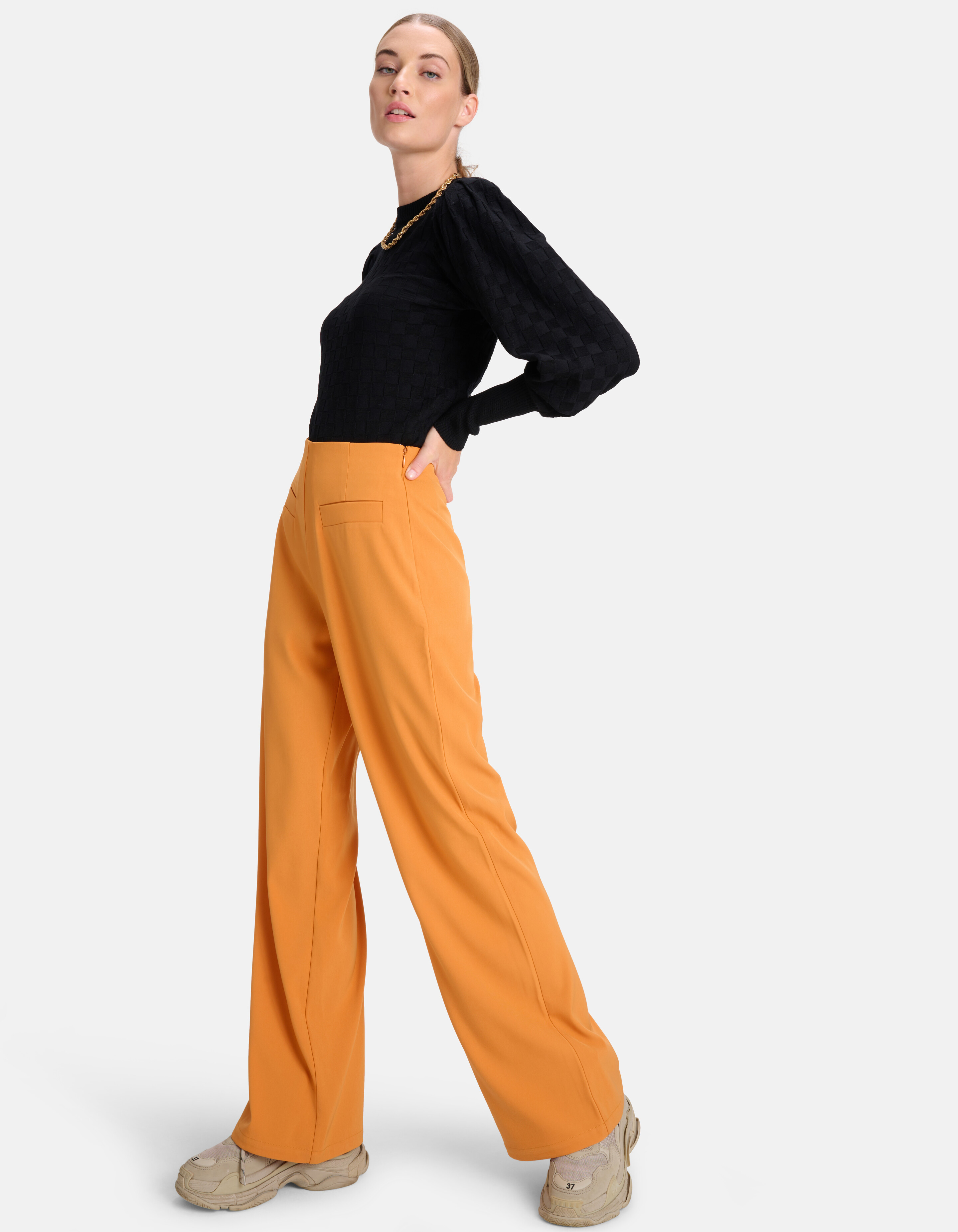 Loose Fit Pantalon Oranje By Mieke SHOEBY WOMEN