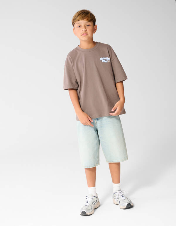 Vibes Artwork T-shirt Bruin SHOEBY BOYS