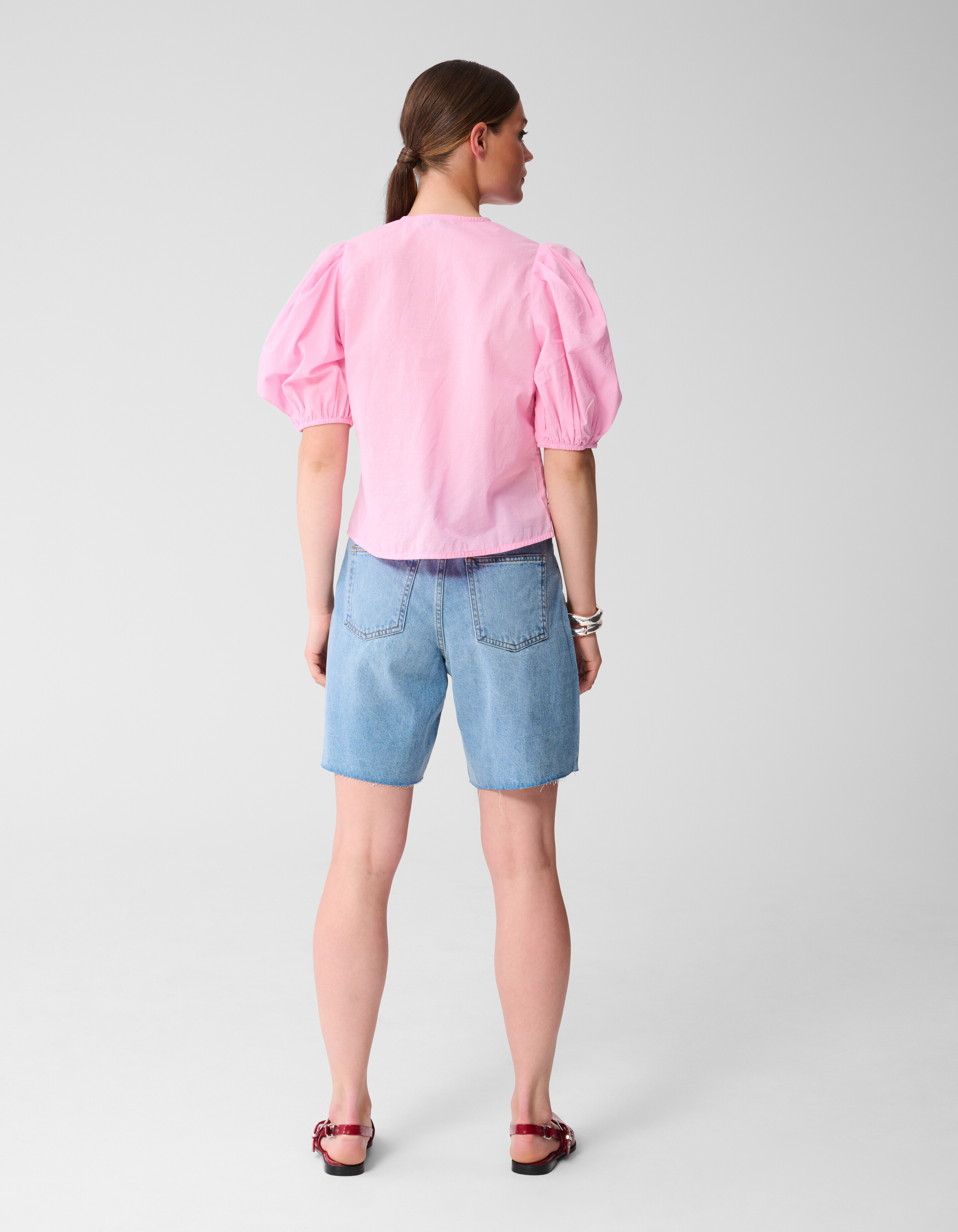 Embroidery Blouse Lichtroze SHOEBY WOMEN