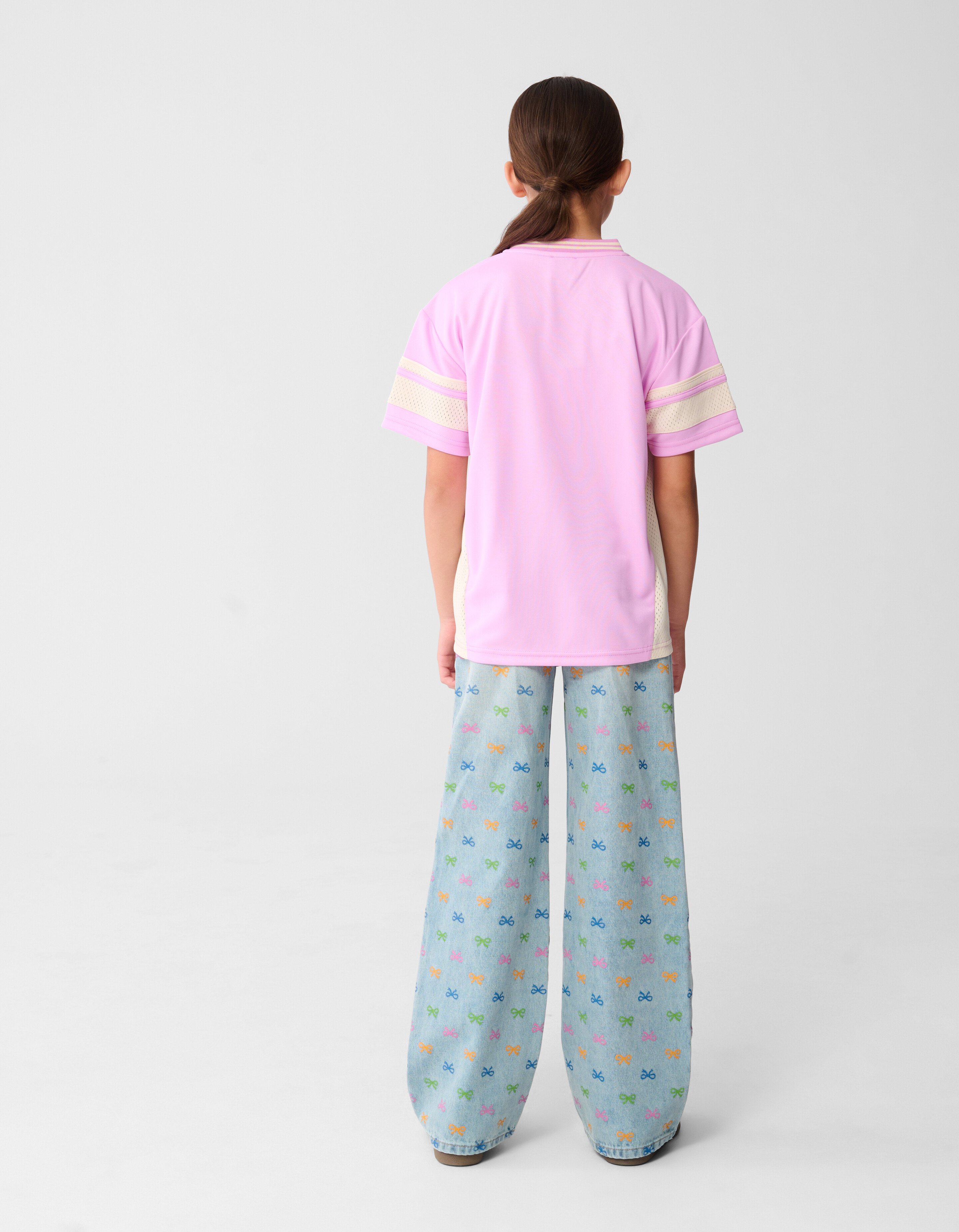 Baseball T-shirt Lichtroze SHOEBY GIRLS