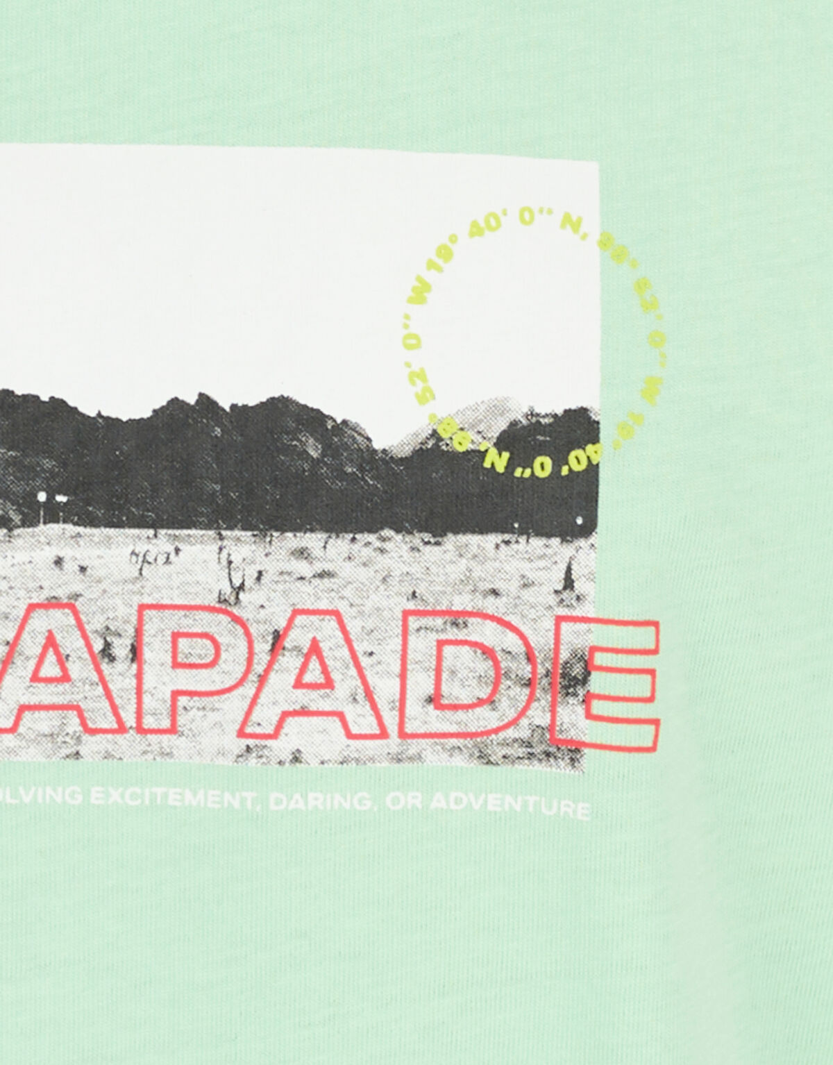 Artwork T-shirt Lichtgroen SHOEBY BOYS