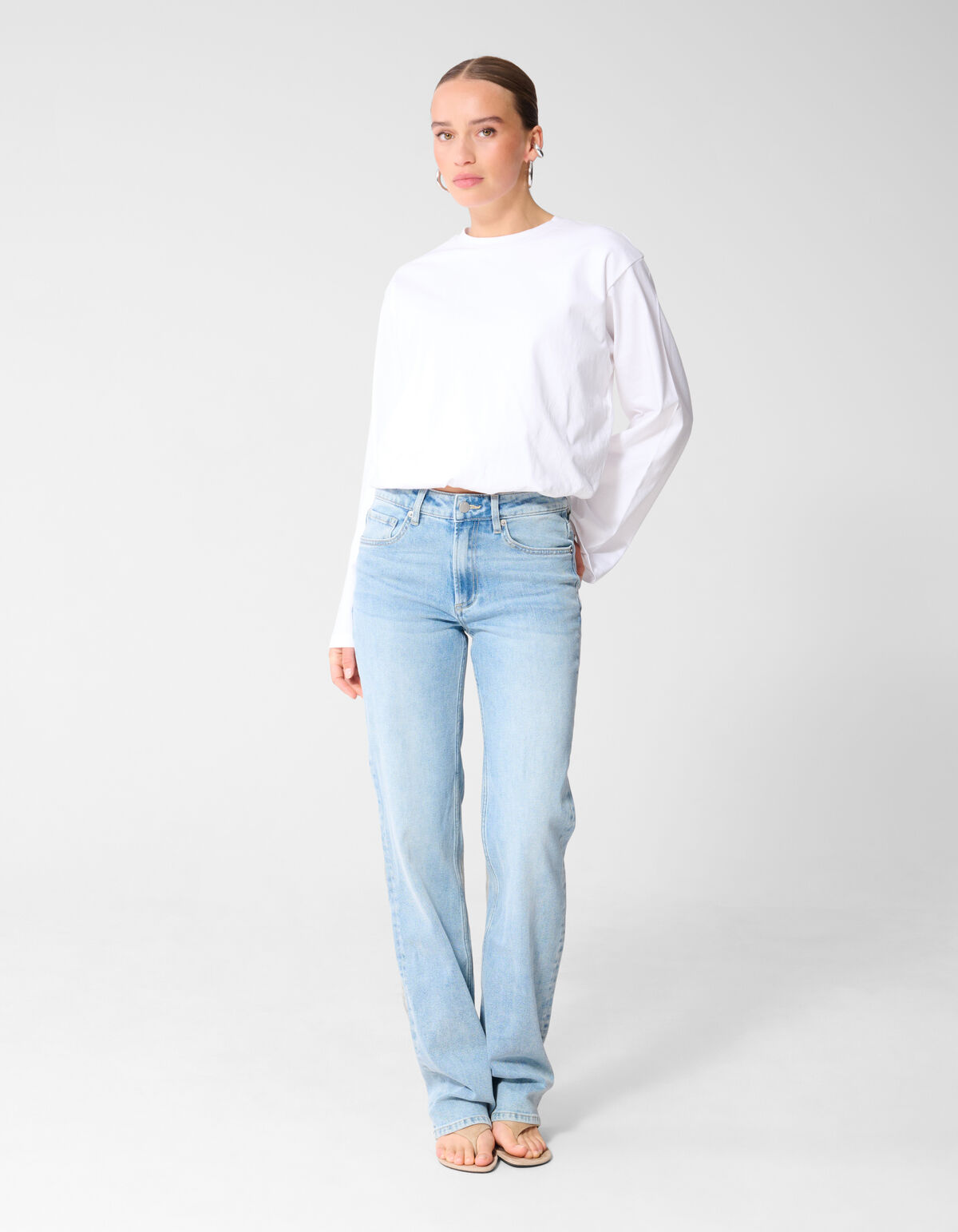 Straight Fit Jeans Extra Lang Mediumstone SHOEBY WOMEN