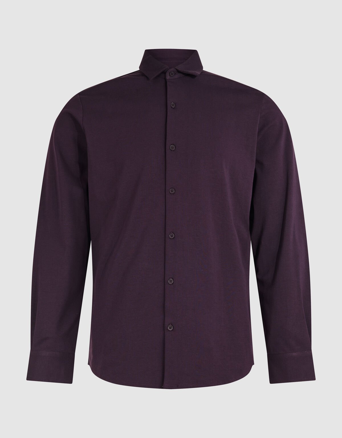 Jersey Overhemd Donkerrood SHOEBY MEN