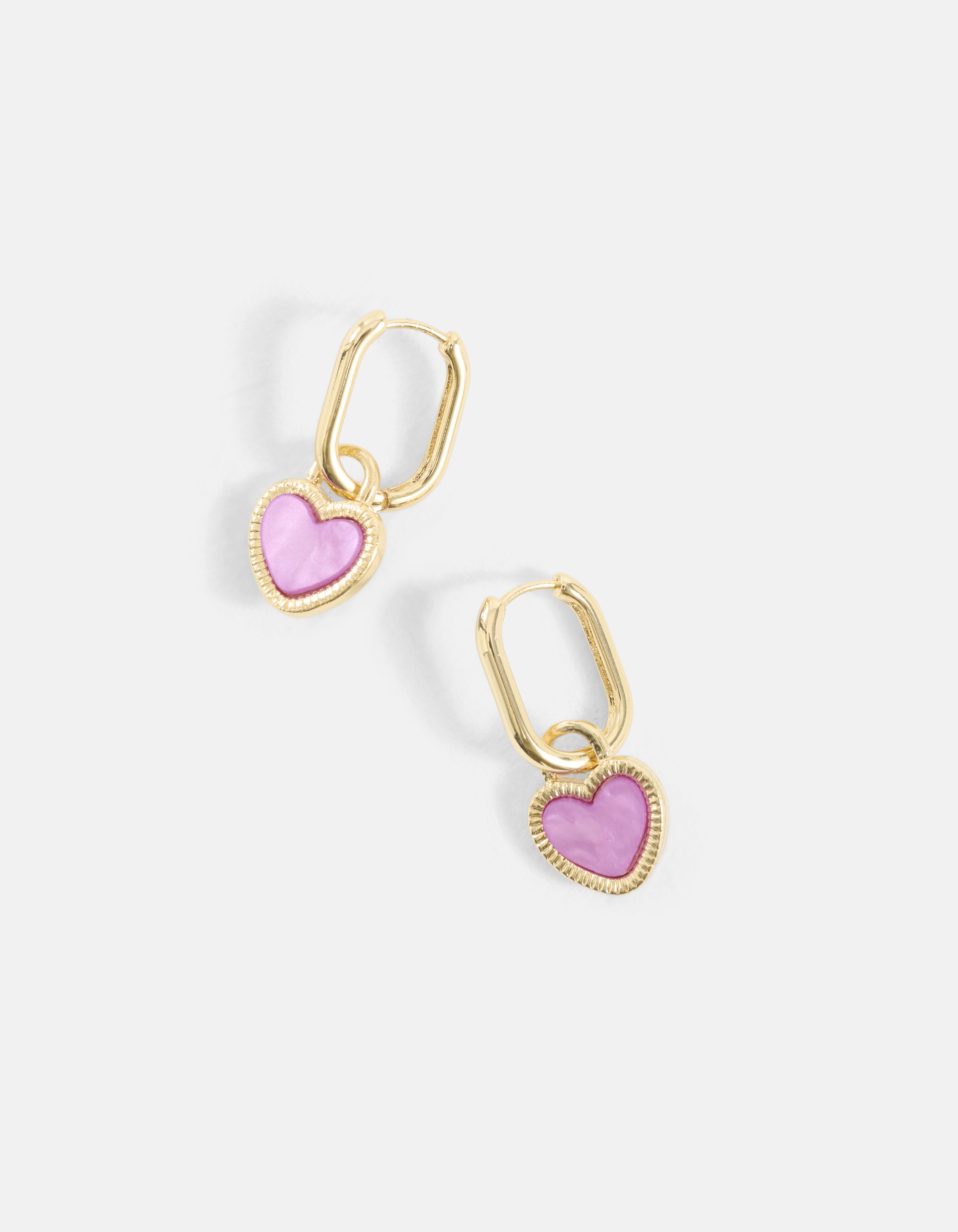 Two Colored Heart Oorbellen Goud SHOEBY ACCESSOIRES