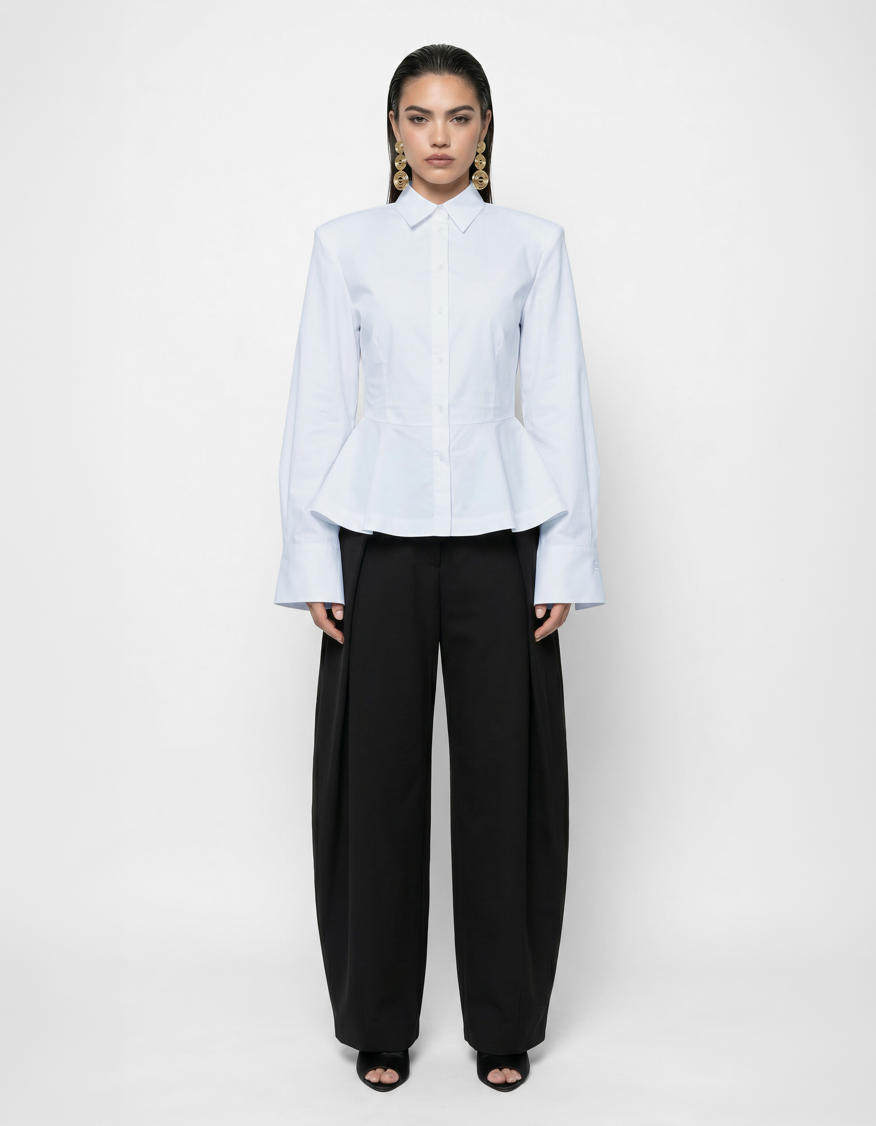 Peplum Blouse Wit SHOEBY WOMEN