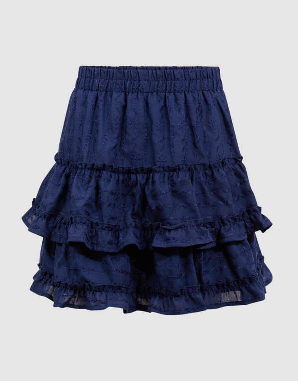Embroidery Mini Rok Donkerblauw SHOEBY GIRLS