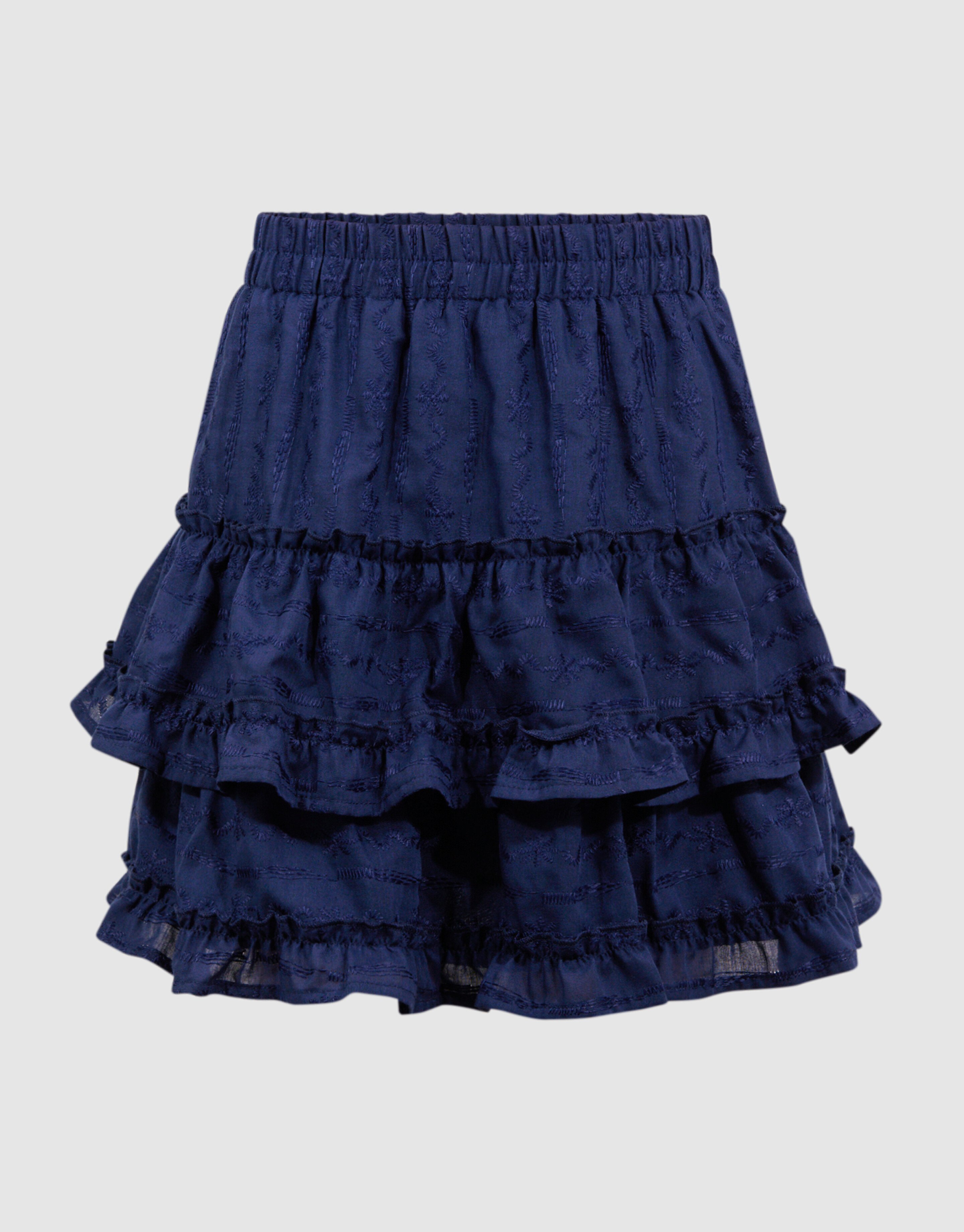 Embroidery Mini Rok Donkerblauw SHOEBY GIRLS