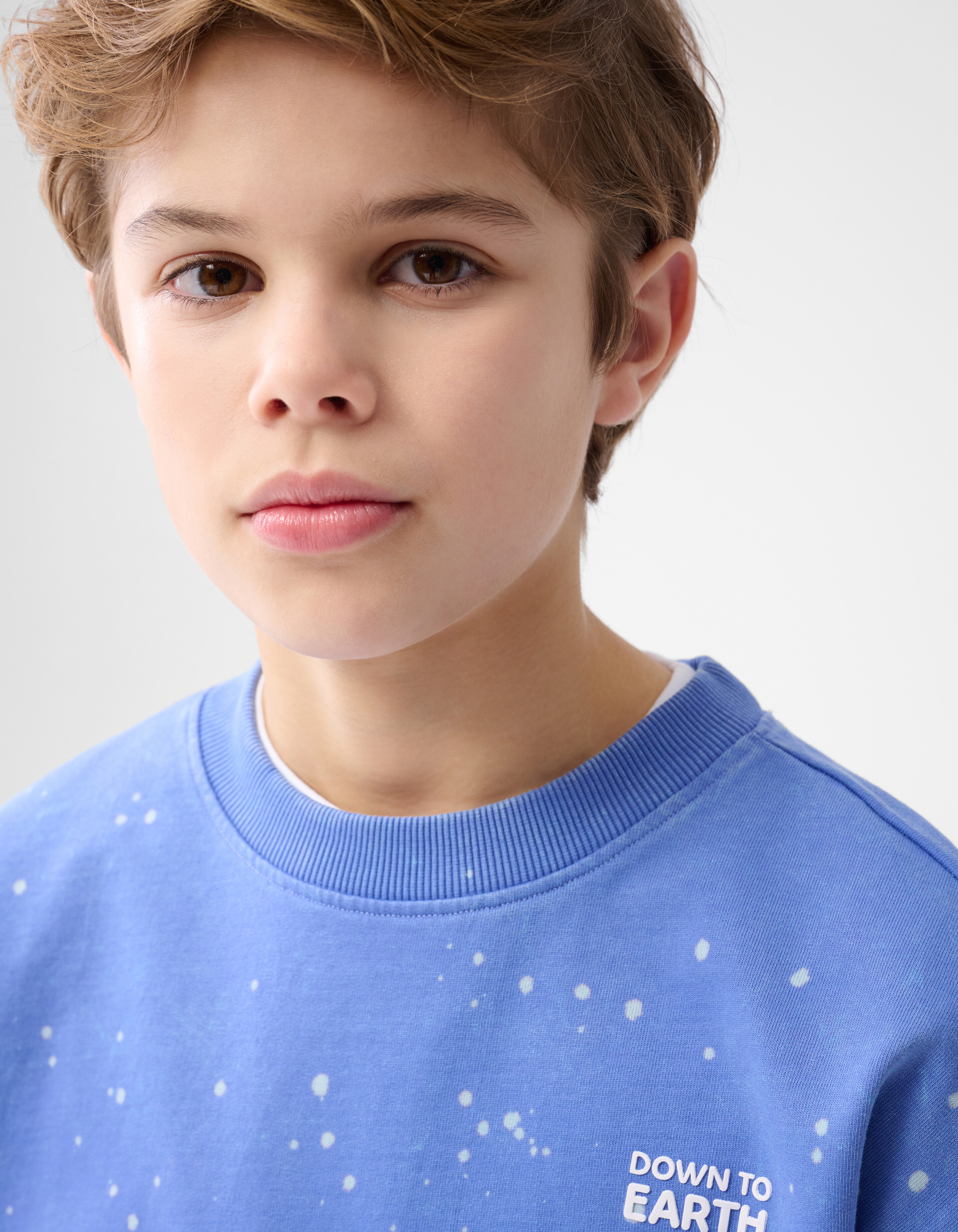 Dye Sweater Lichtpaars SHOEBY BOYS