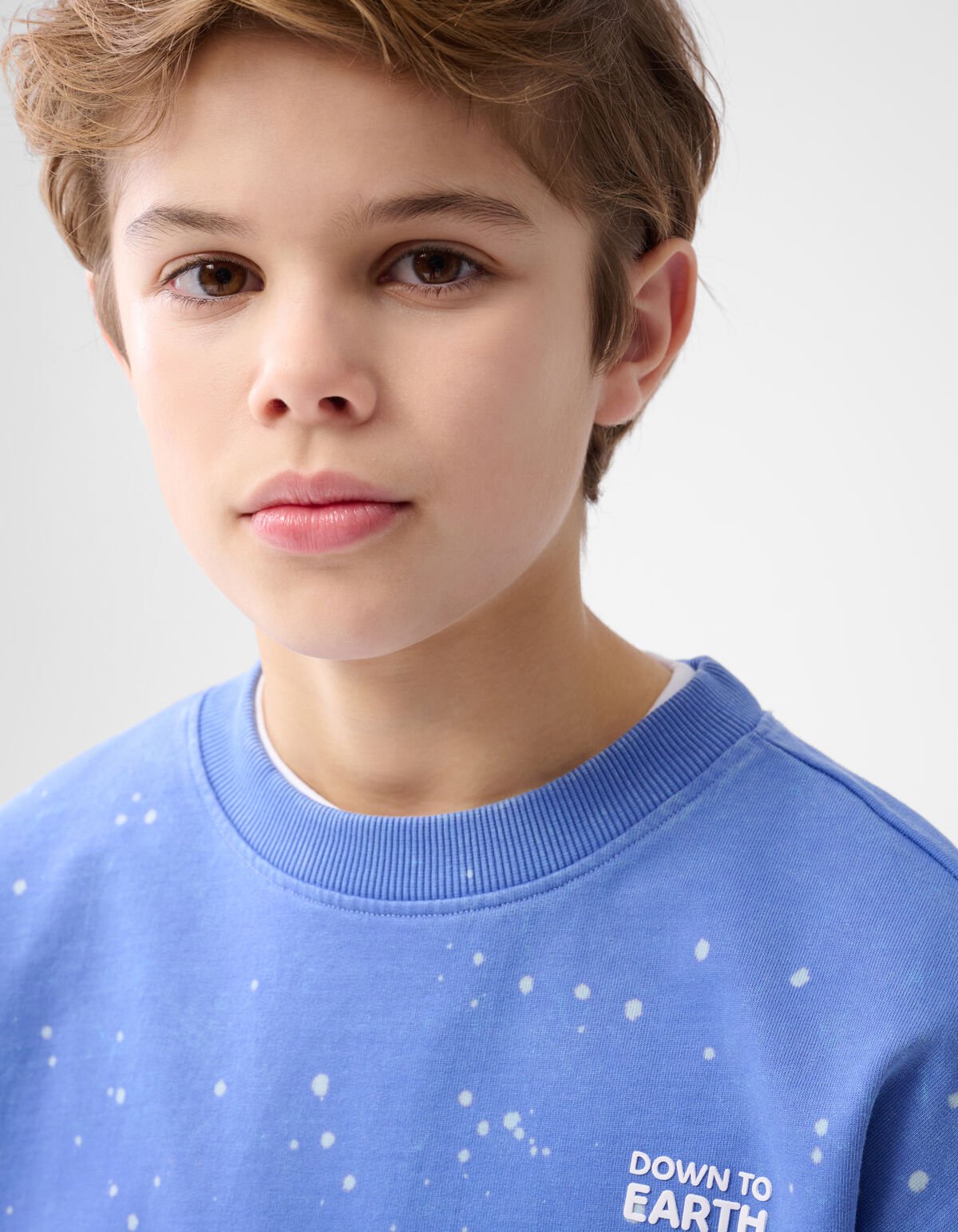 Dye Sweater Lichtpaars SHOEBY BOYS