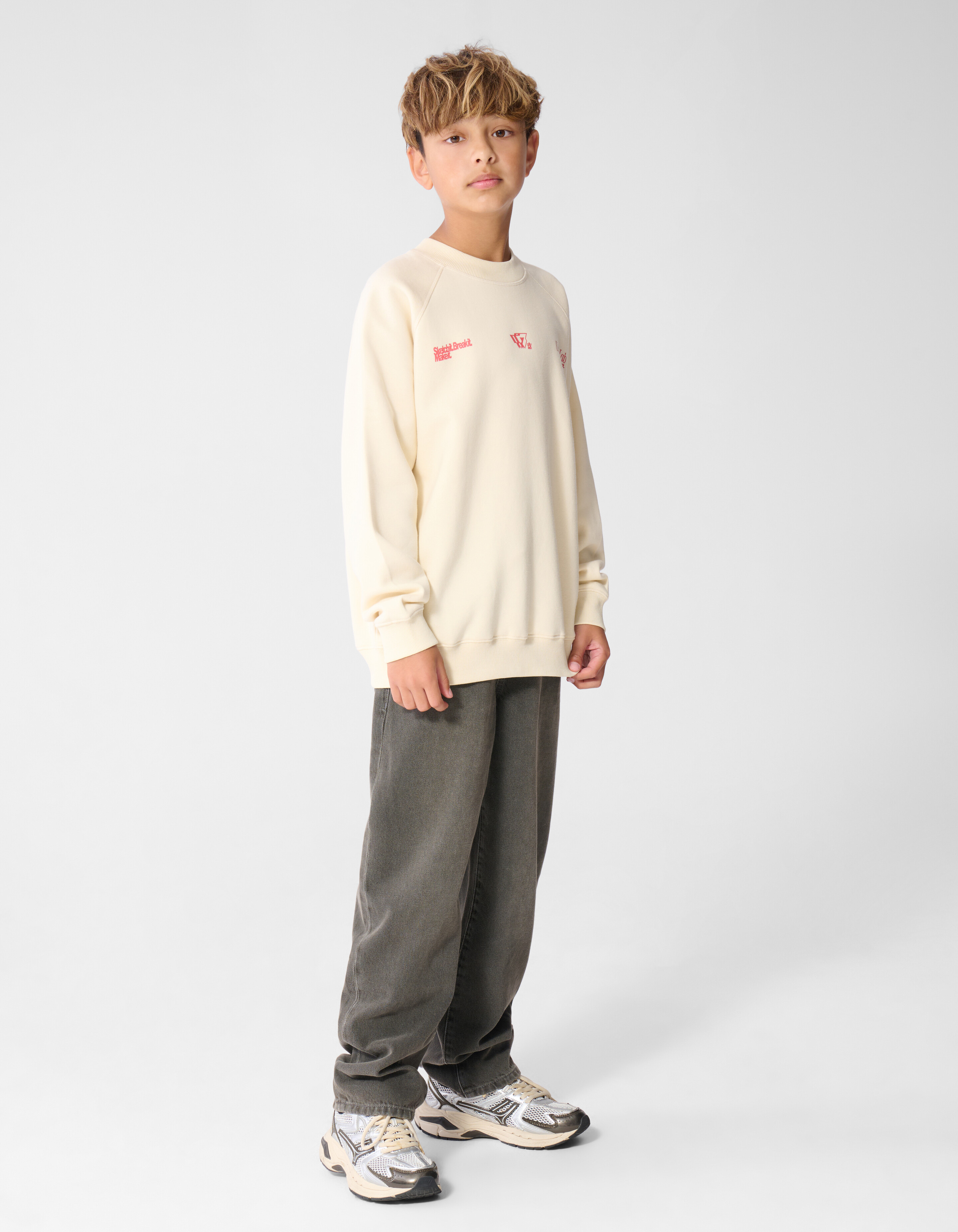Sketch Sweater Ecru SHOEBY BOYS